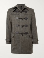 PS by Paul Smith Herringbone Tweed Duffle Coat