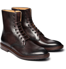 Gucci Side Zip Leather Boots