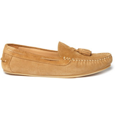 suede tassel loafers. A.P.C. Suede Tassel Loafers