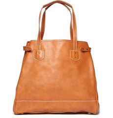 Jean Shop Leather Tote Bag