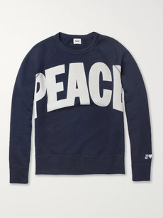 Acne College Peace Loopback-Cotton Sweater