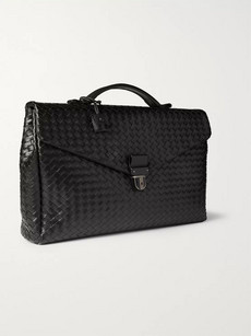 Bottega Veneta Intrecciato Leather Briefcase