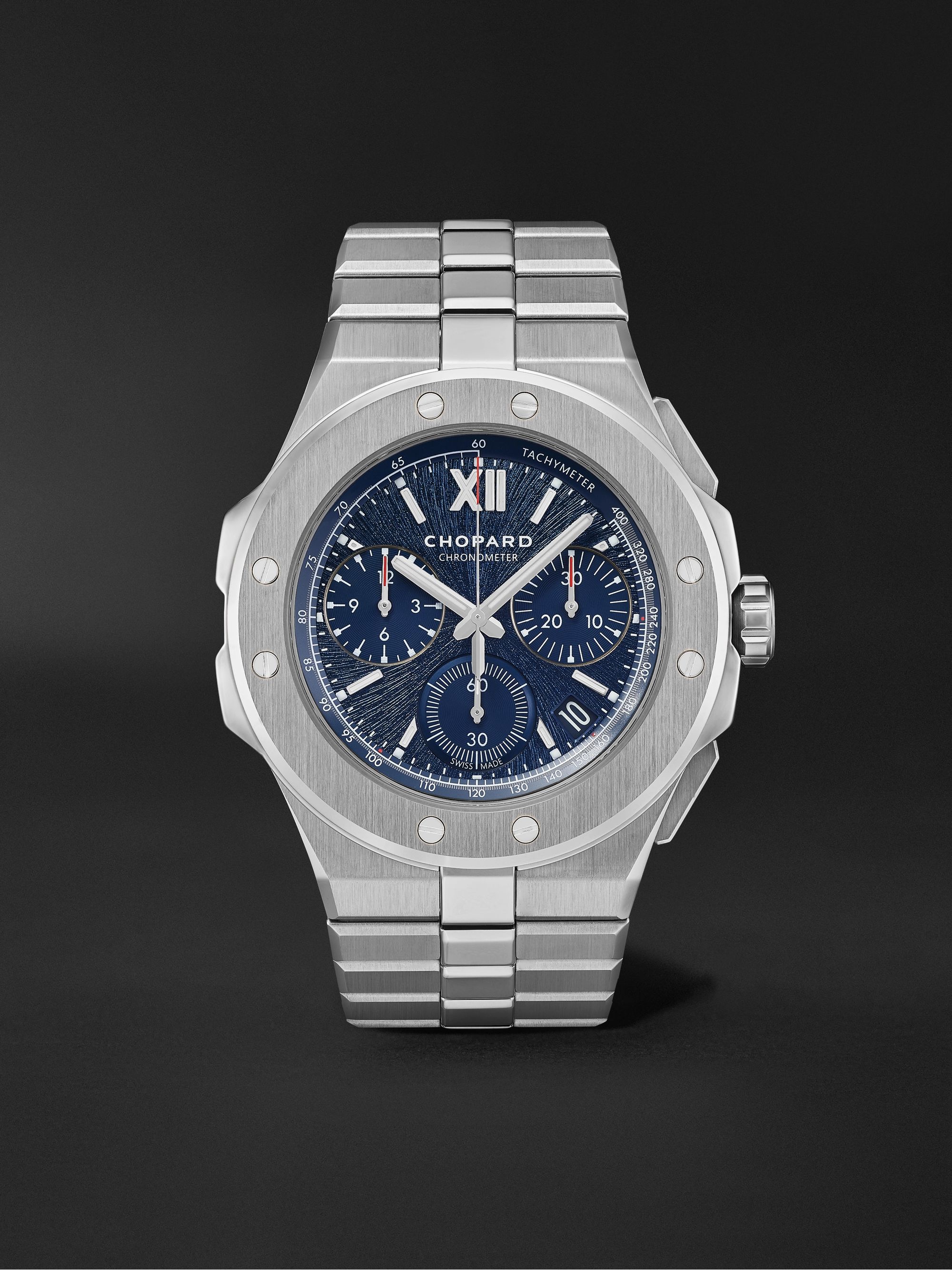 Alpine Eagle XL Chrono Automatic 44mm Lucent Steel Watch, Ref. No.  298609-3001