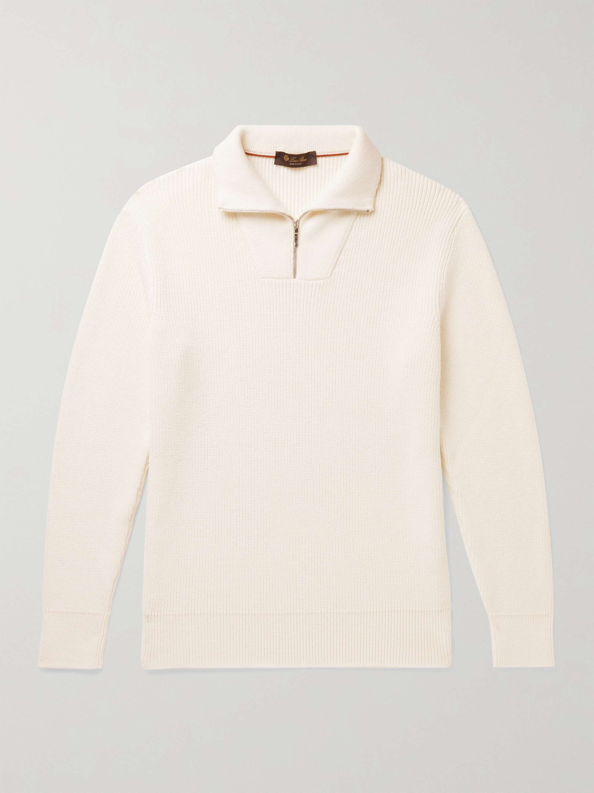 Loro Piana Logo Button Up Sweater