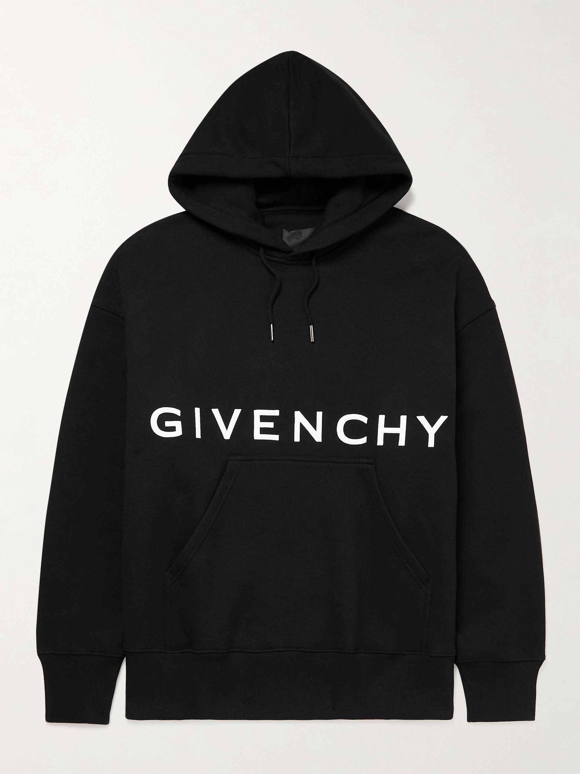 Logo-Embroidered Cotton-Jersey Hoodie