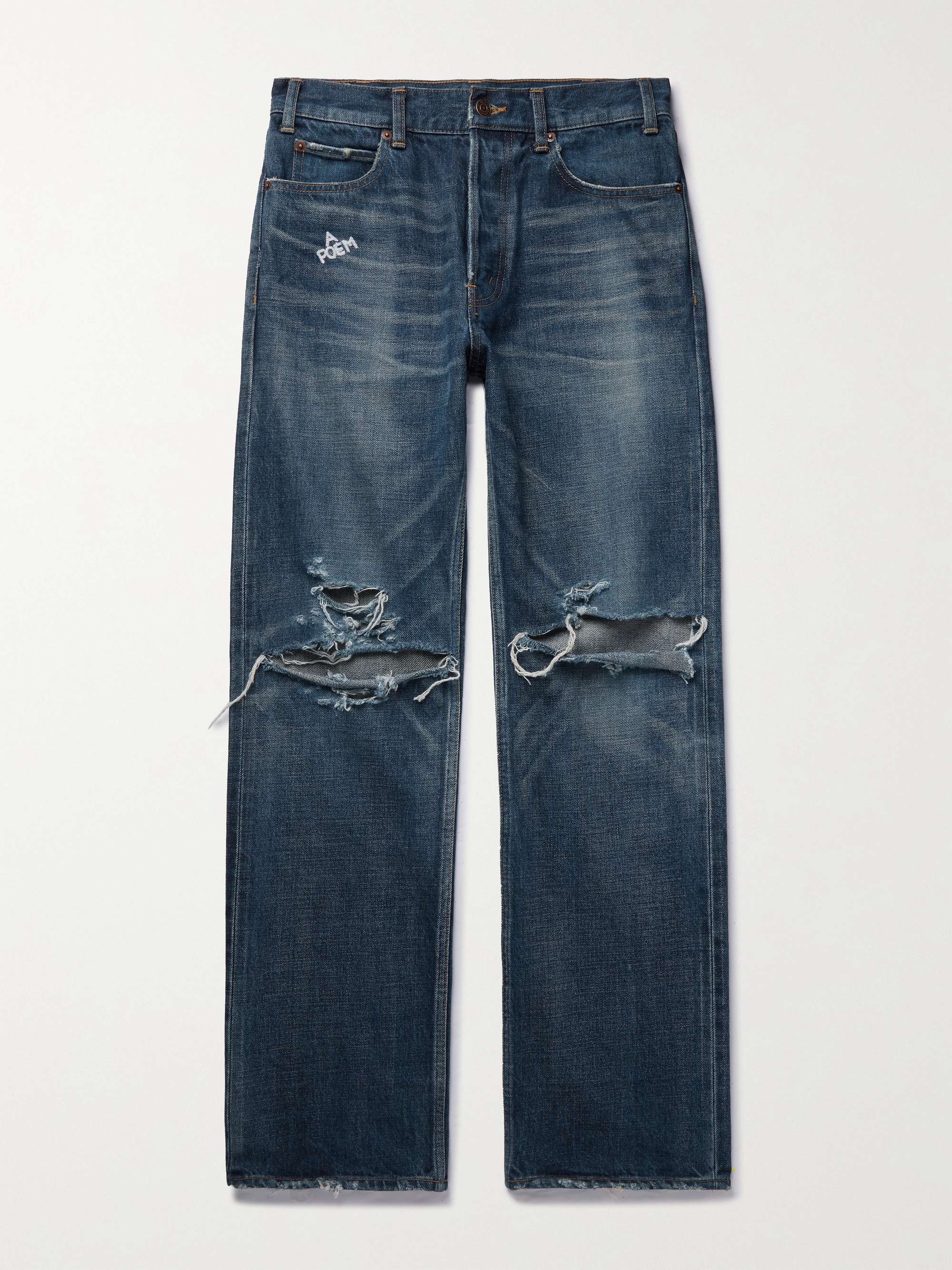 Kurt Distressed Selvedge Jeans