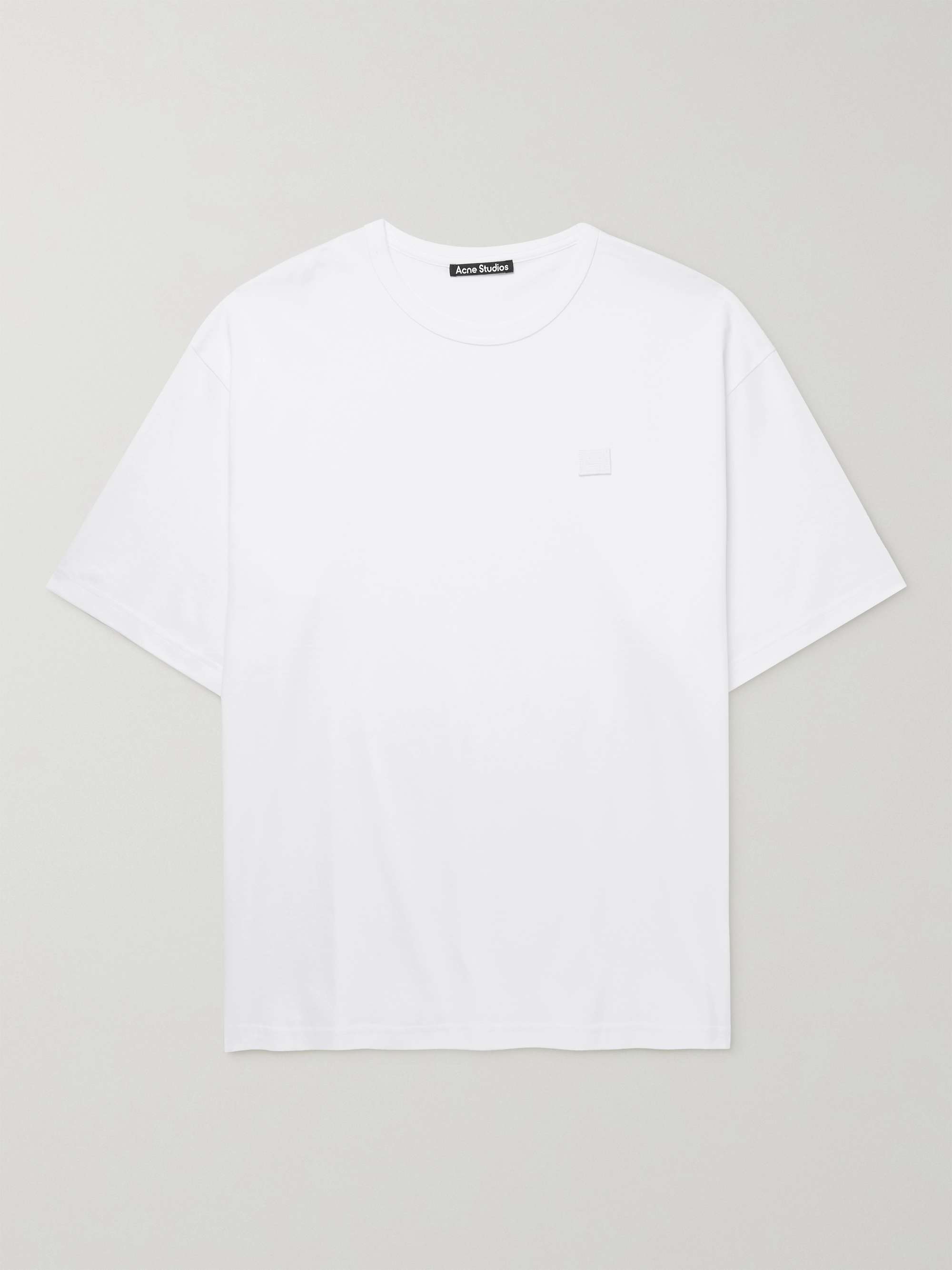 ACNE STUDIOS Exford Oversized Logo-Appliquéd Cotton-Jersey T-Shirt