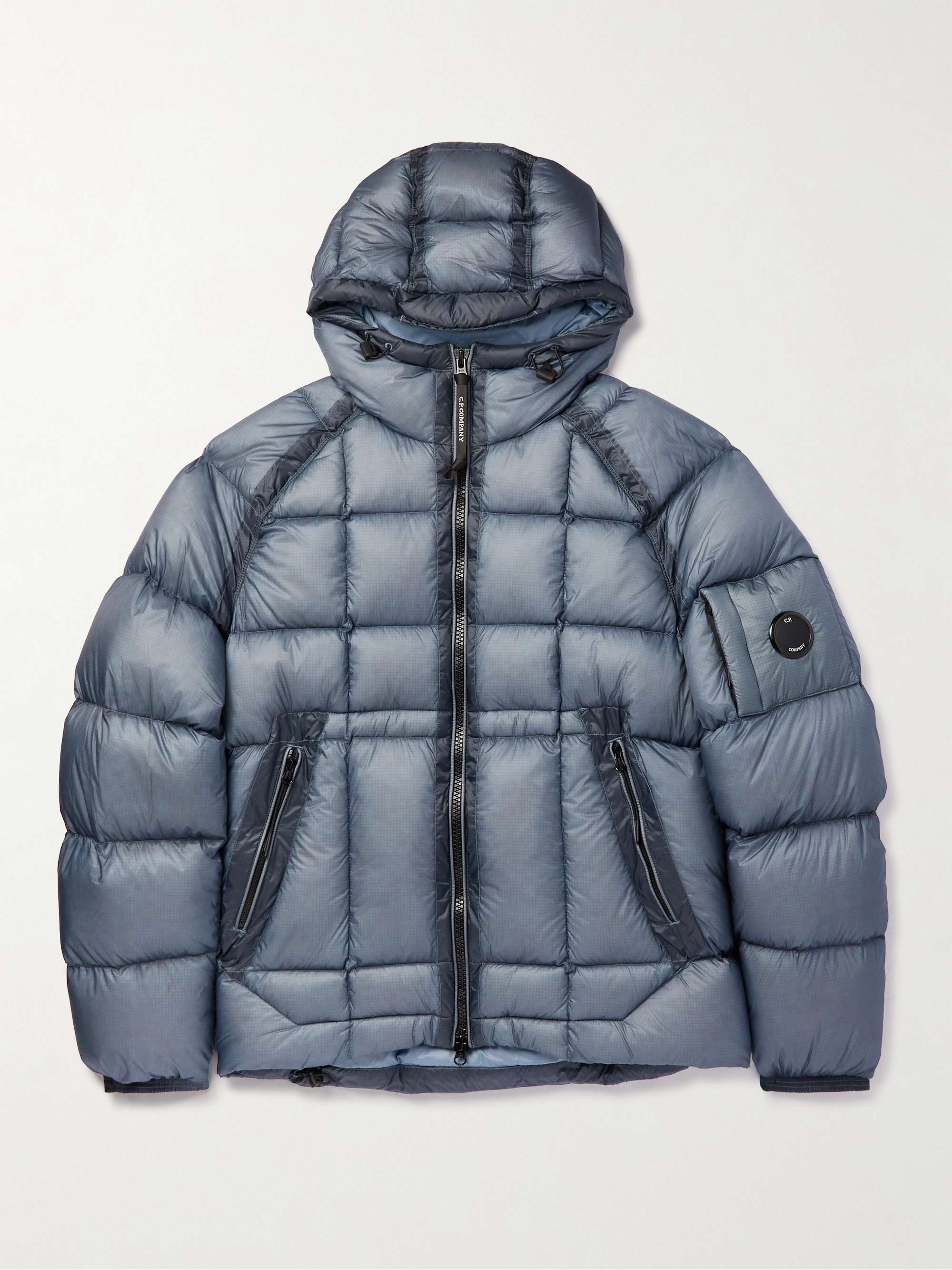 Puffer Down Jacket in Grey - Ami Paris