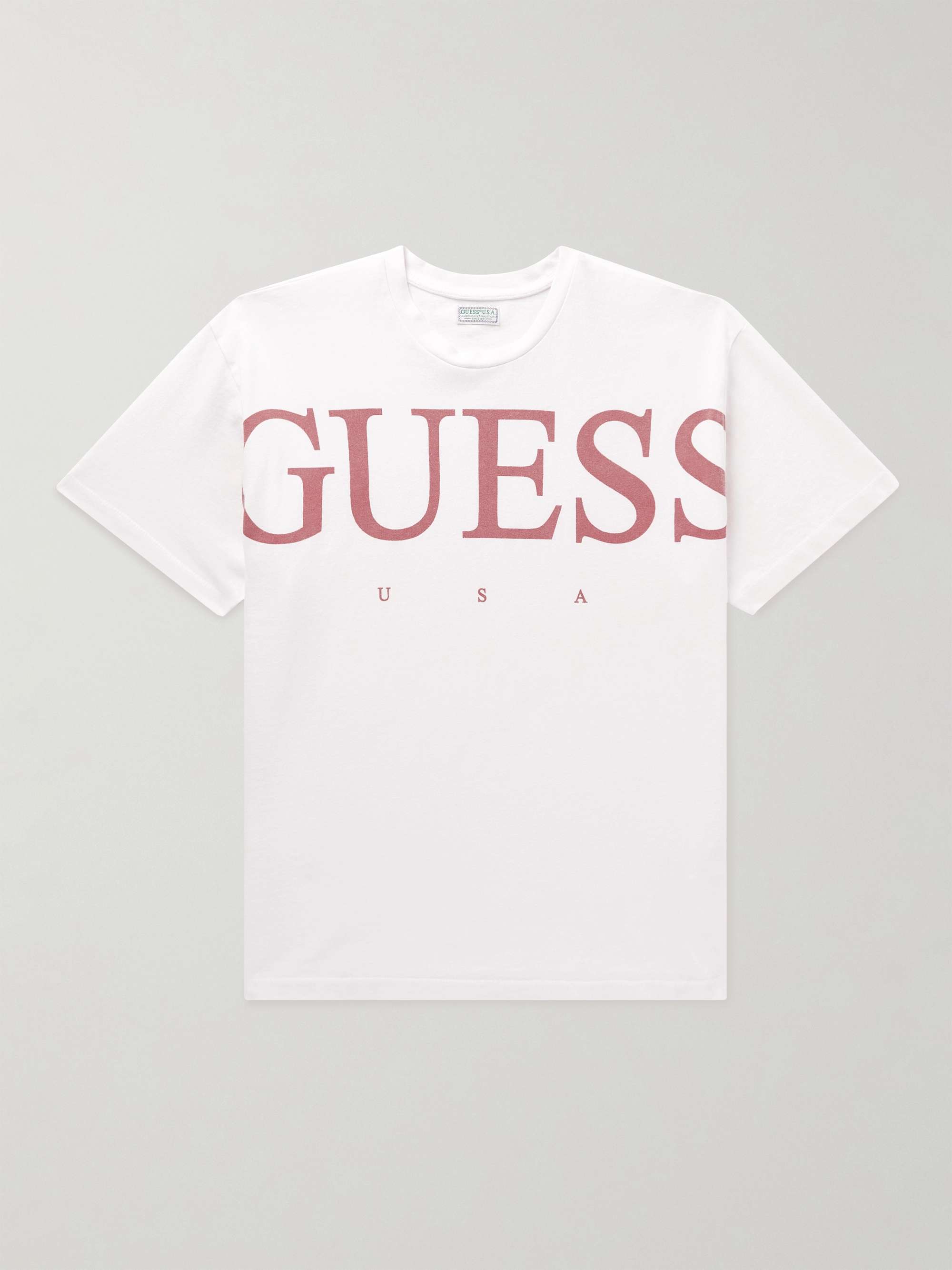 GUESS USA Logo-Print T-Shirt for Men | MR PORTER