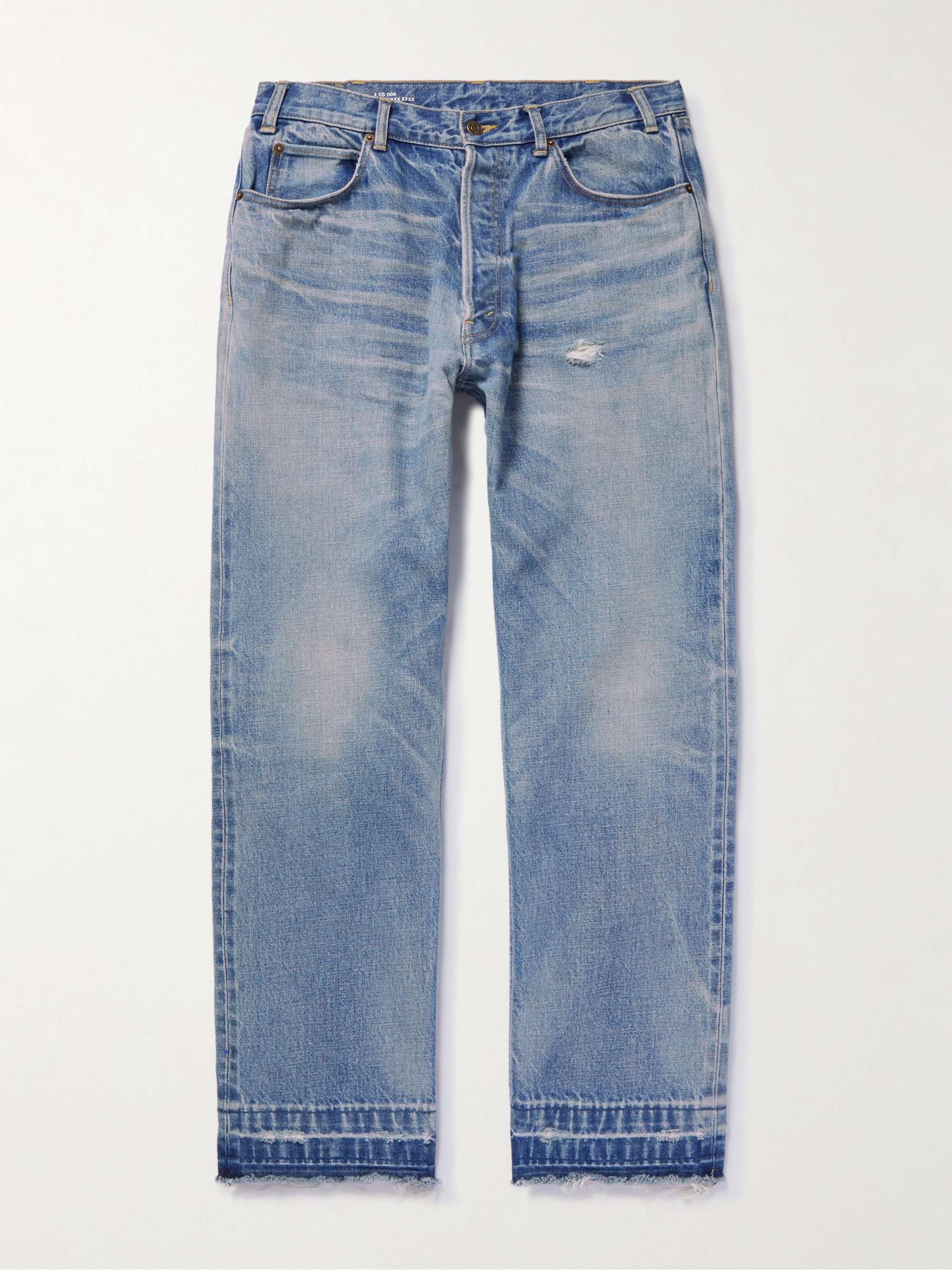 Clancy Condicional Bañera CELINE HOMME Wesley Straight-Leg Distressed Jeans for Men | MR PORTER