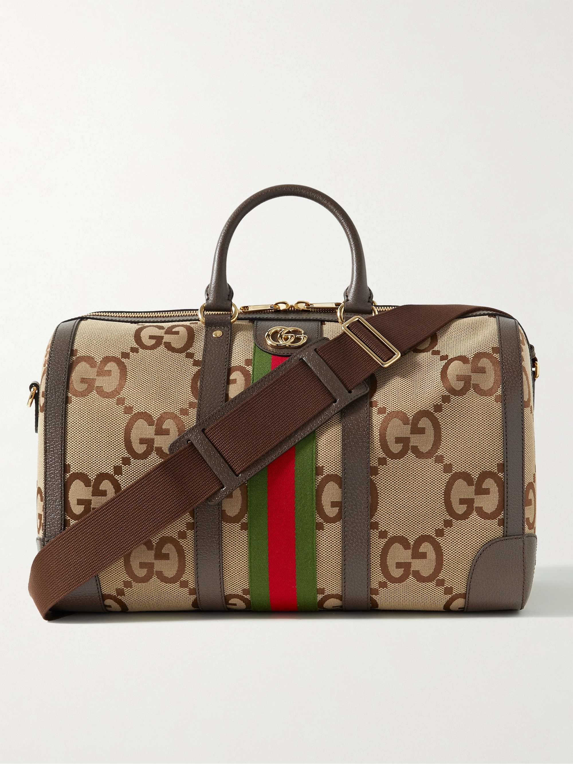 Gucci logo-jacquard Canvas Belt Bag - Men - Brown Bags