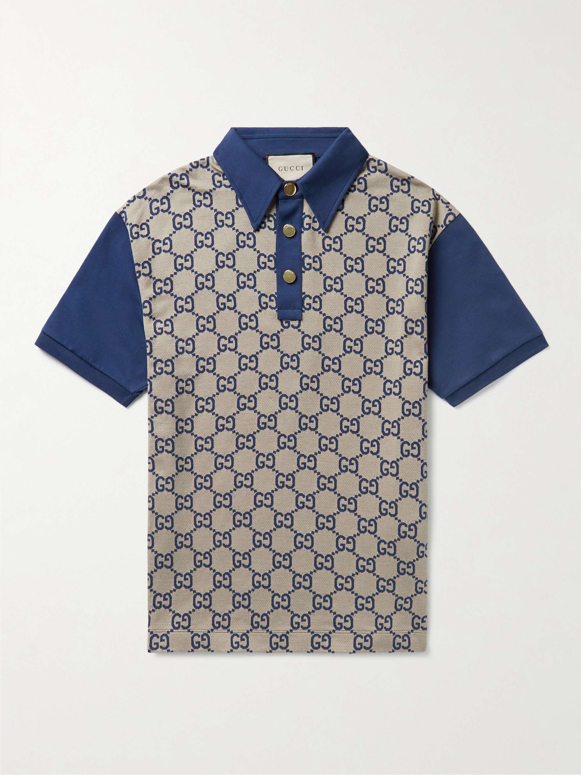 Embroidered Signature Cotton Polo - Men - Ready-to-Wear