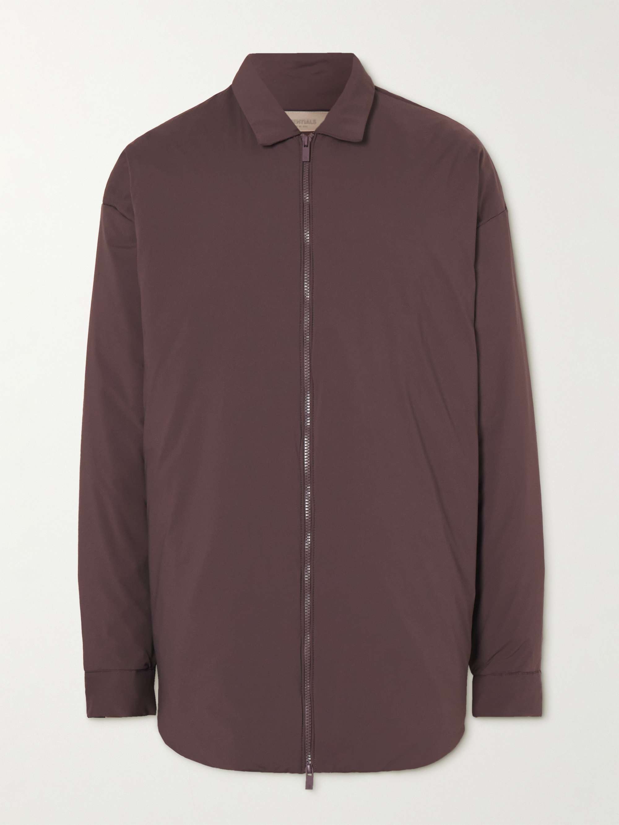 FEAR OF GOD ESSENTIALS Logo Appliquéd Padded Shell Shirt Jacket