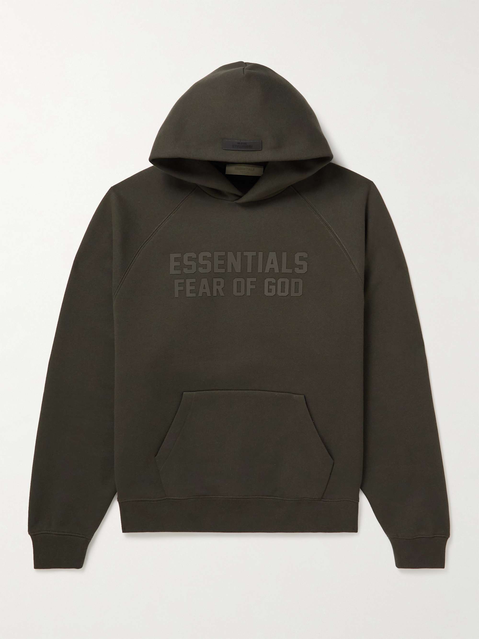 2020ss FOG Essentials Black Hoodie M