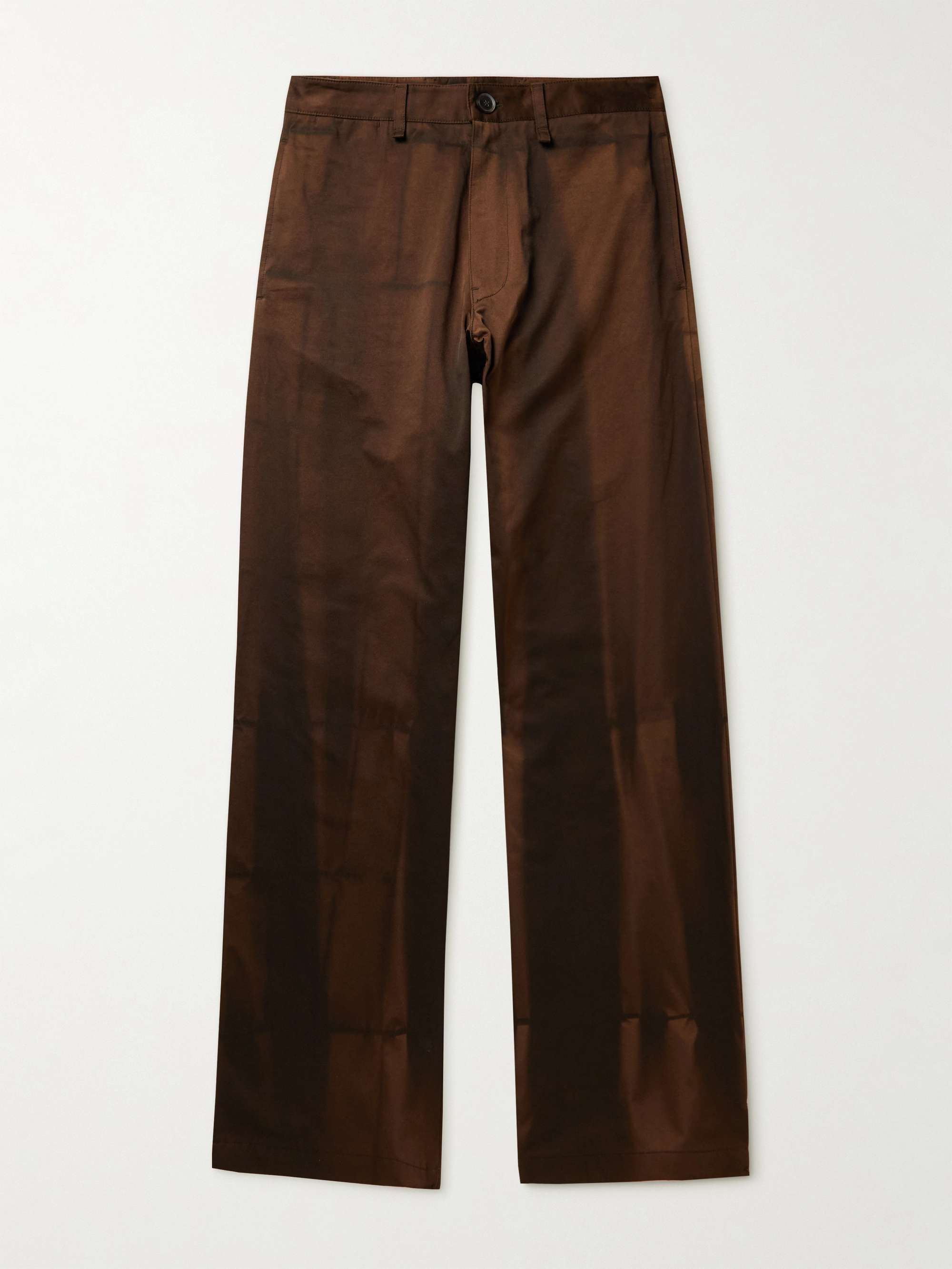 JIYONGKIM Straight-Leg Twill Trousers for Men | MR PORTER