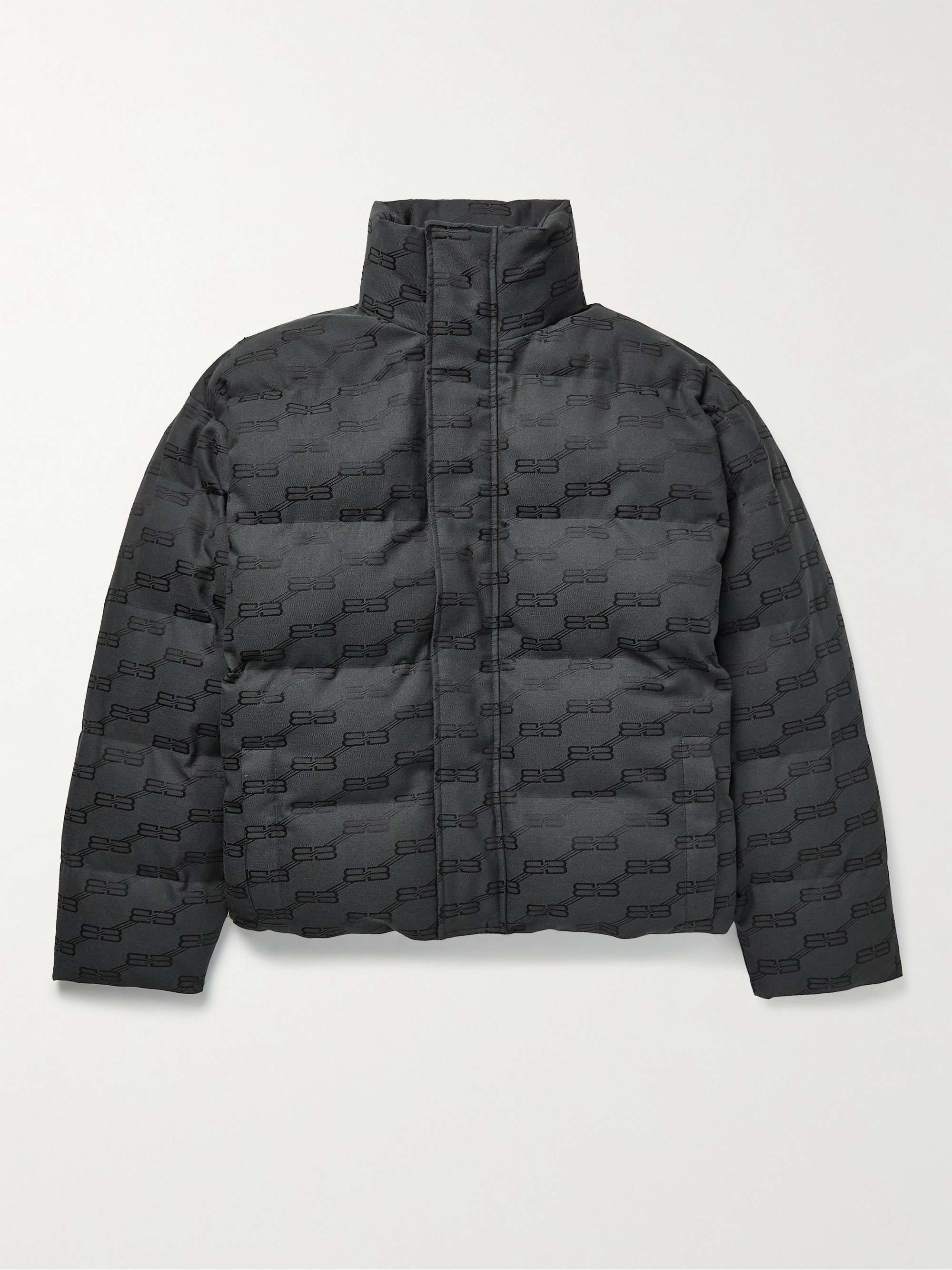 Balenciaga BB Monogram Puffer Coat