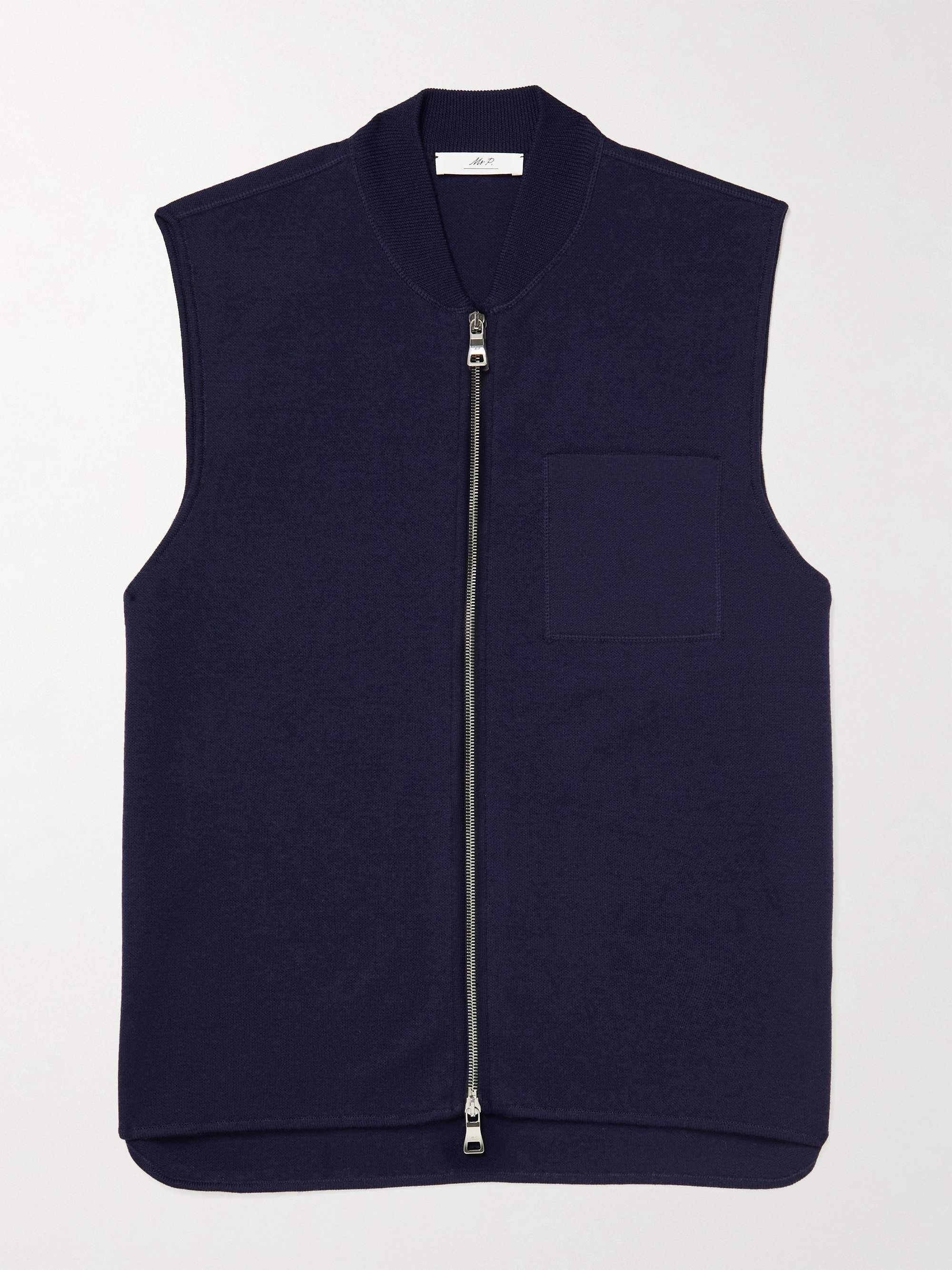 Italian Merino Wool Button-Front Cable Sweater Vest - Williams & Kent