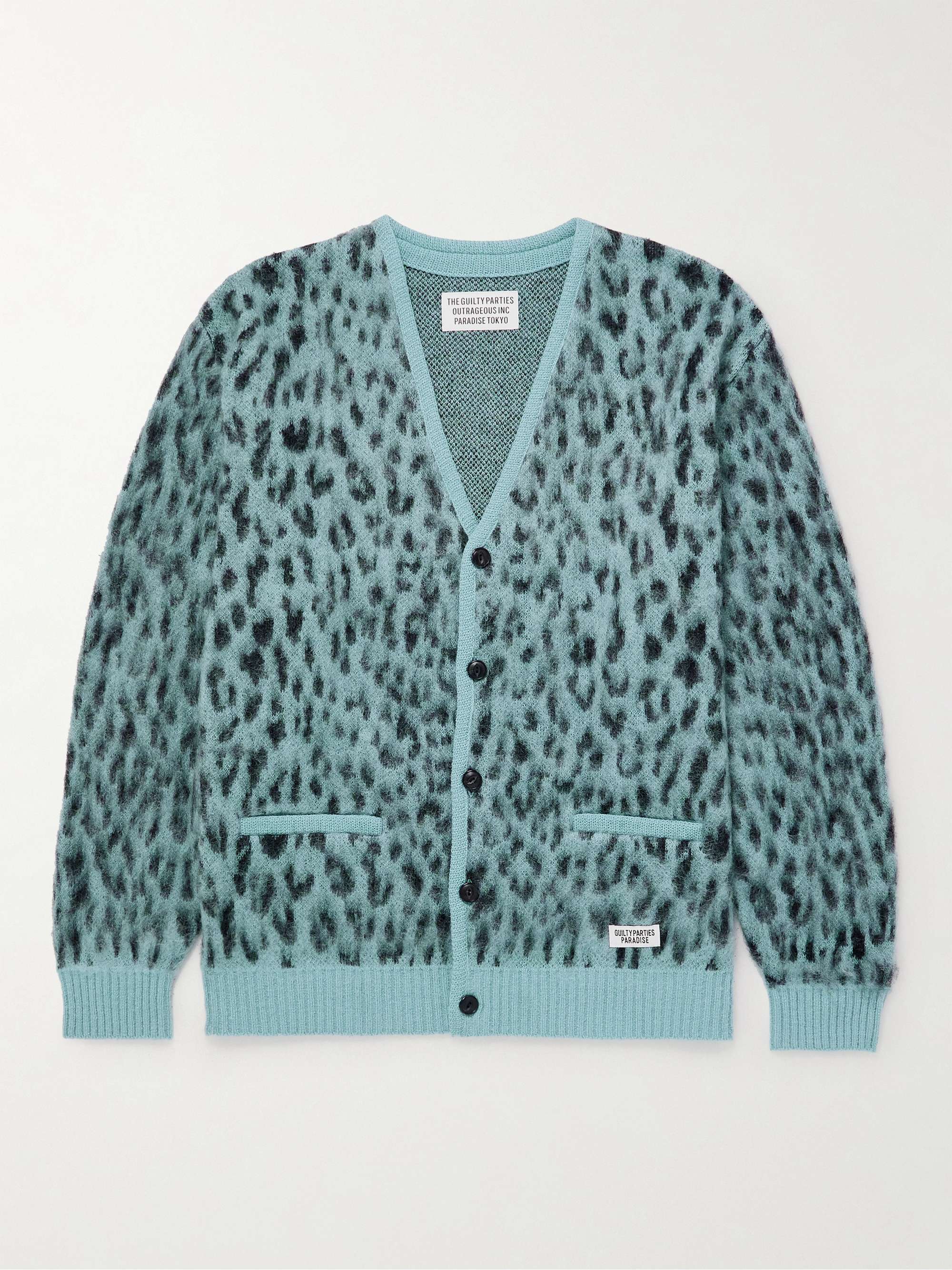 wackoMARIA MOHAIRLEOPARDCARDIGAN LEOPARD