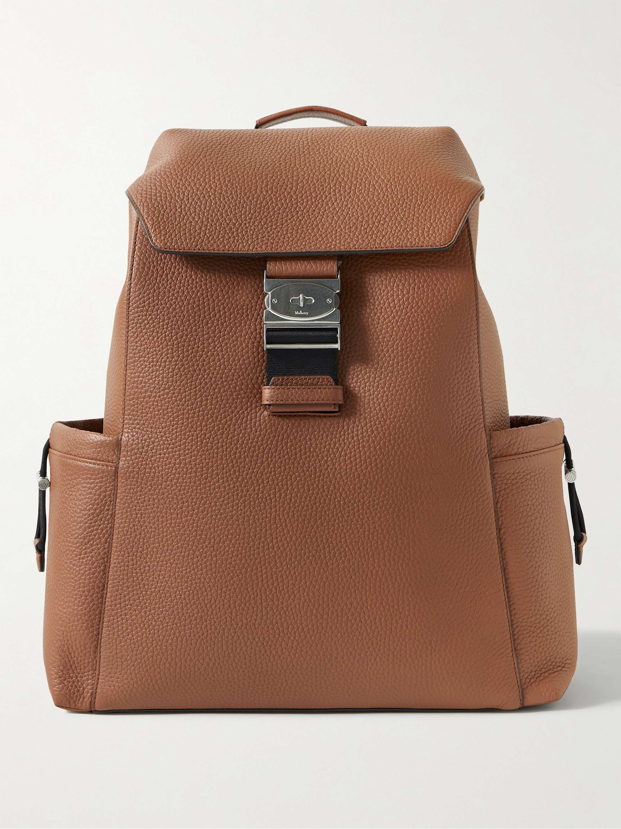 Utility Postman's Buckle Full-Grain Leather Backpack