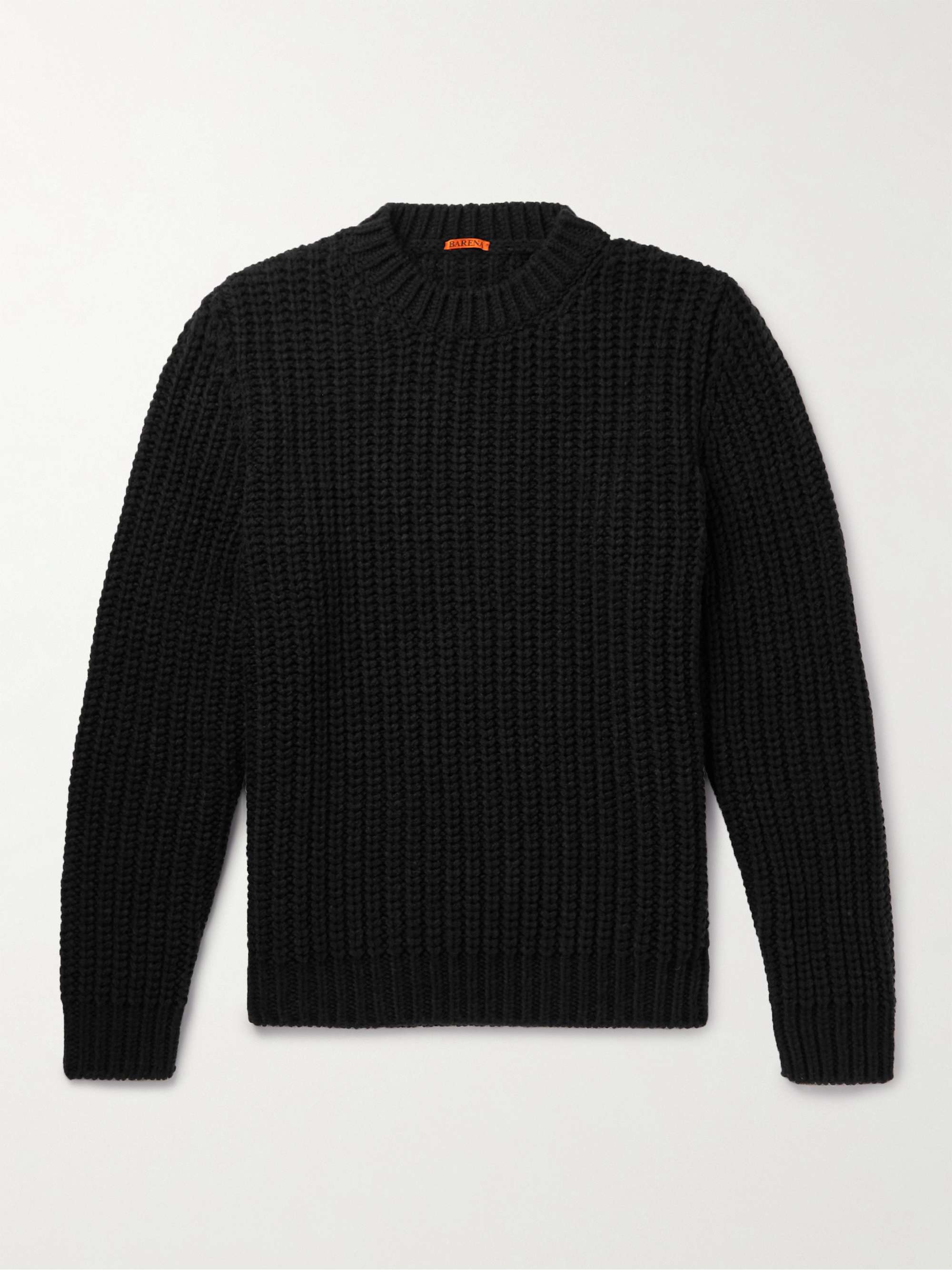 BARENA Ribbed Virgin Wool-Blend Sweater for Men | MR PORTER