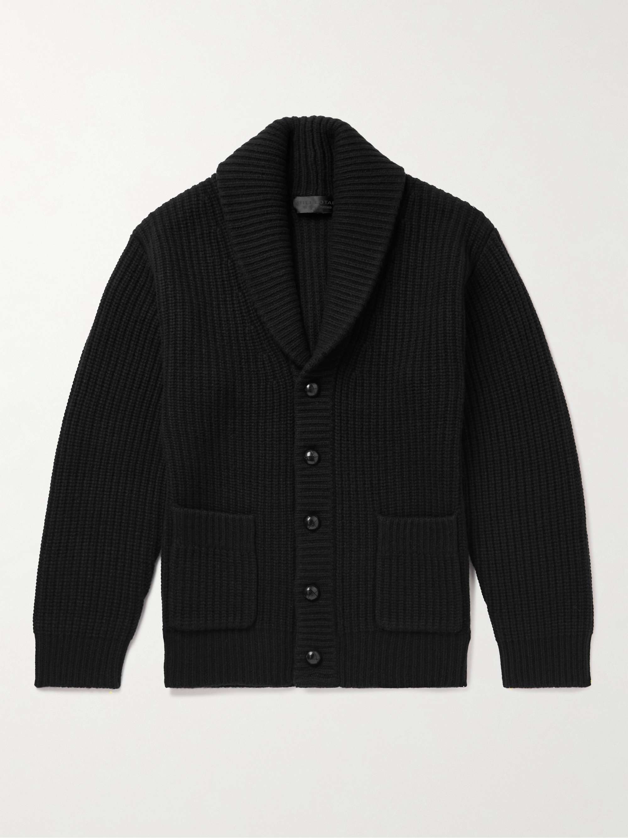 NILI LOTAN Somac Ribbed Cashmere Cardigan