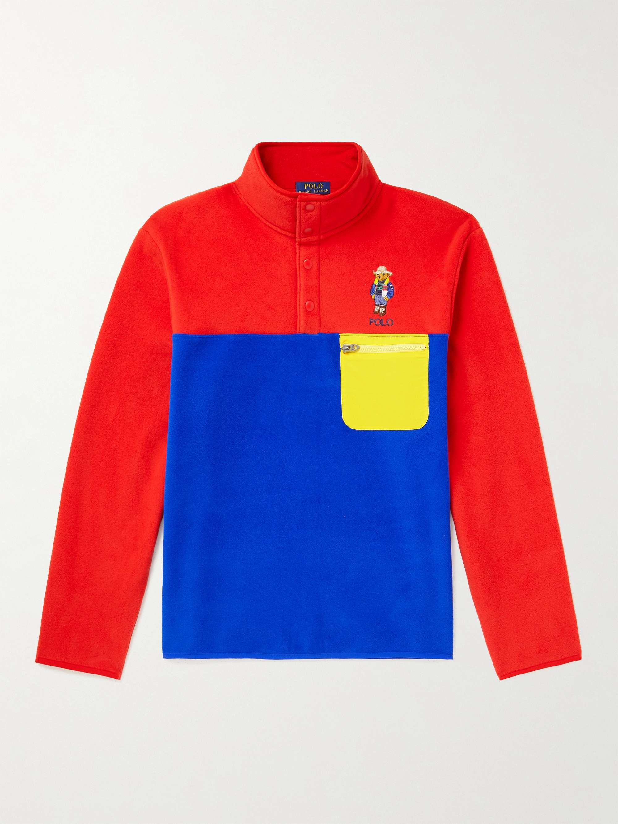 polo ralph lauren half zip windbreaker