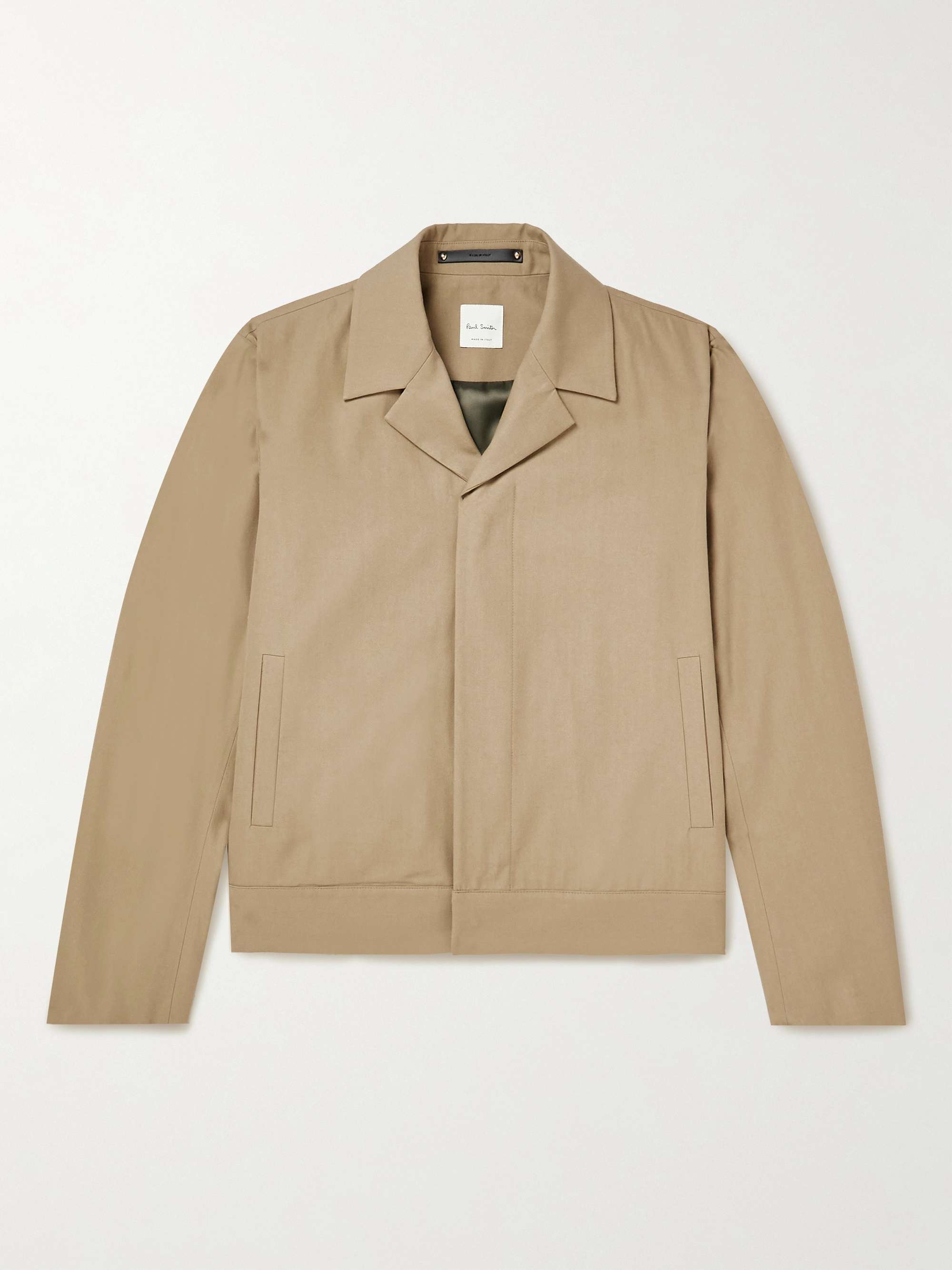 Cotton-Blend Twill Blouson Jacket