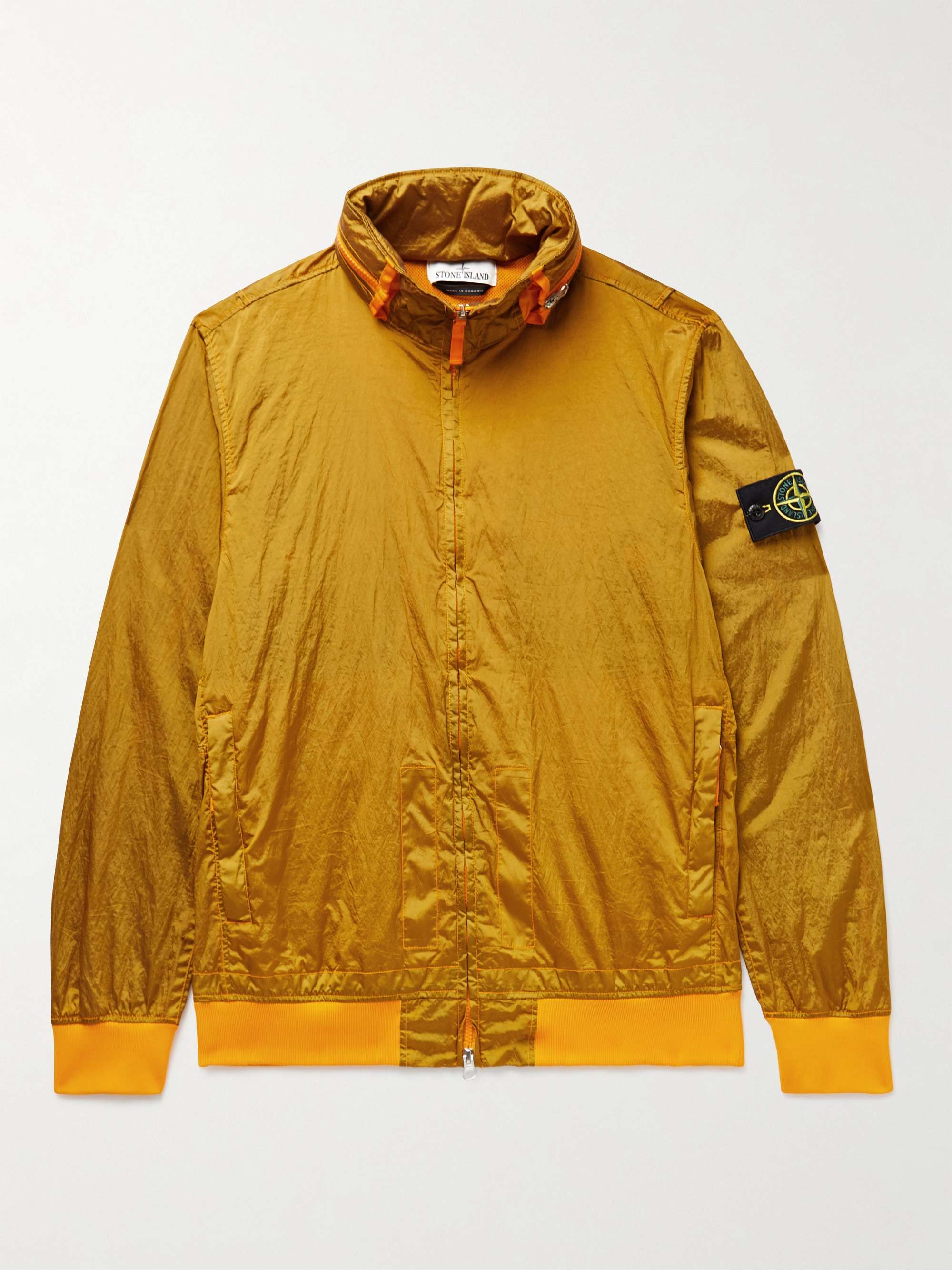 STONE ISLAND Logo Appliquéd Nylon Metal Jacket for Men   MR PORTER