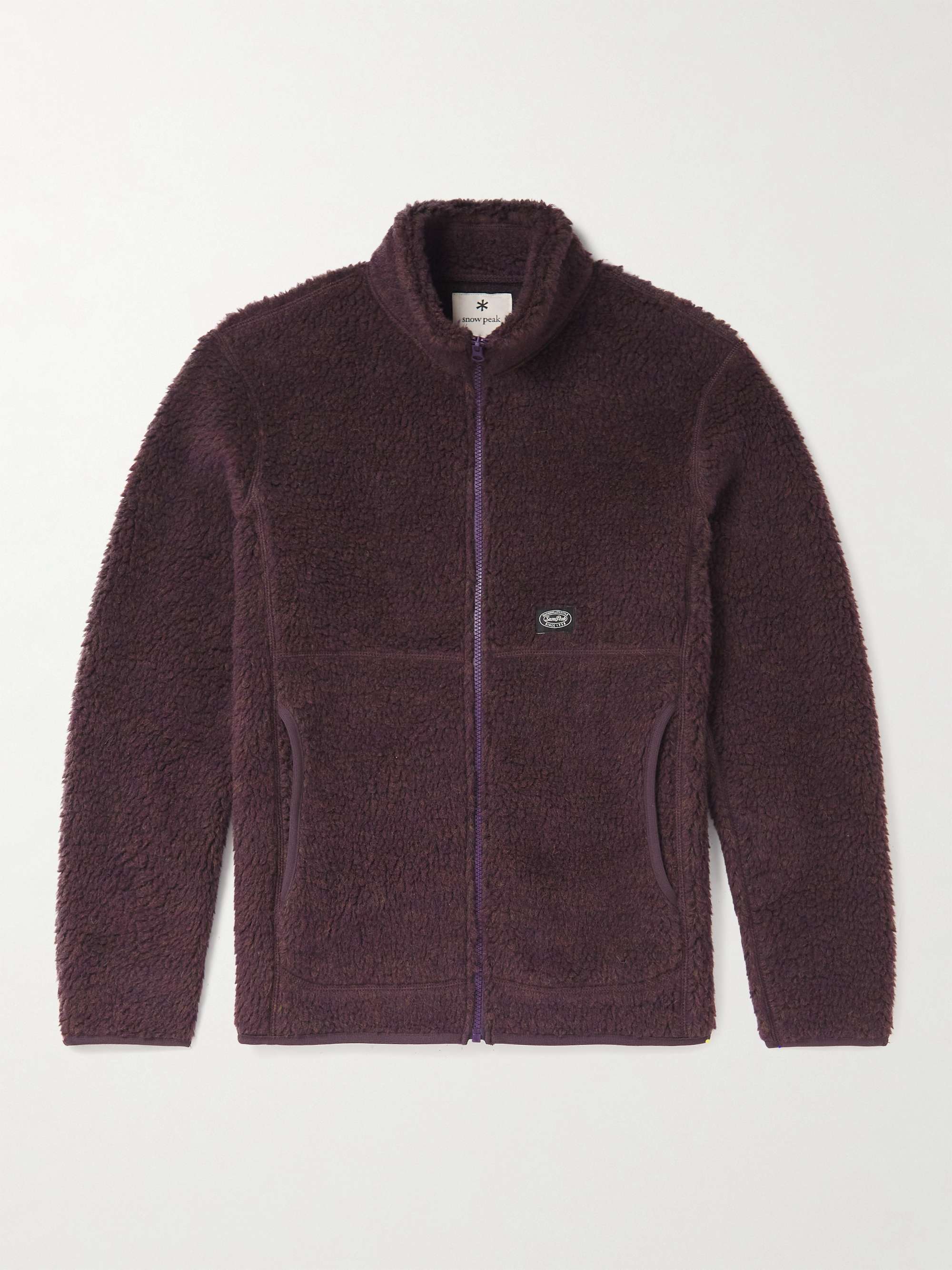 Wool-Blend Fleece Jacket