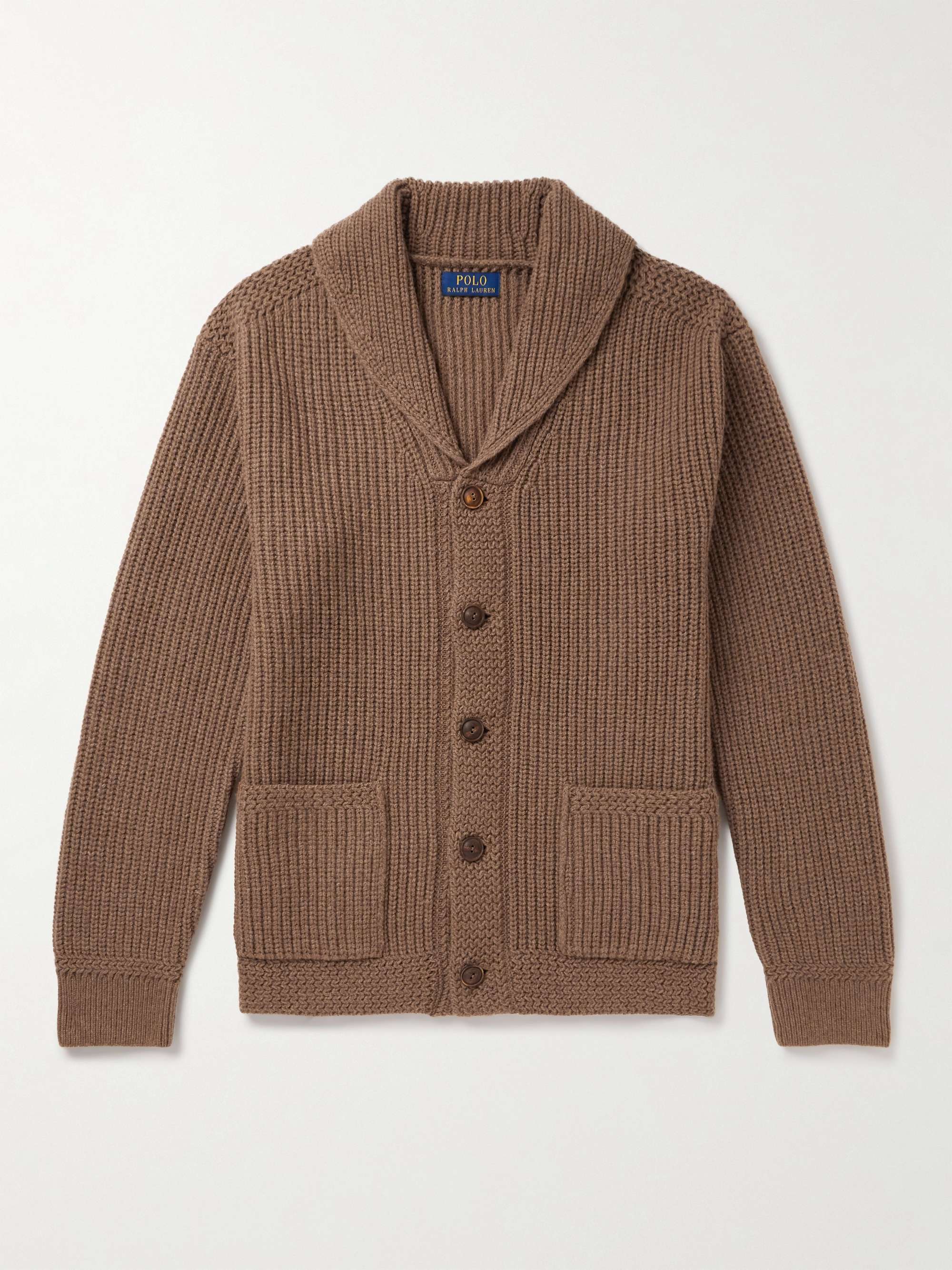 Wool Shawl Collar Cardigan