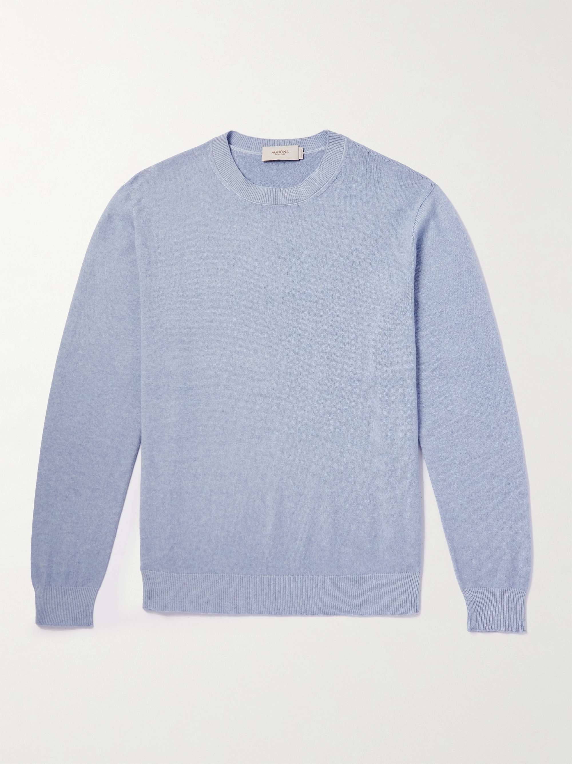 AGNONA Cashmere and Cotton-Blend Sweater for Men | MR PORTER
