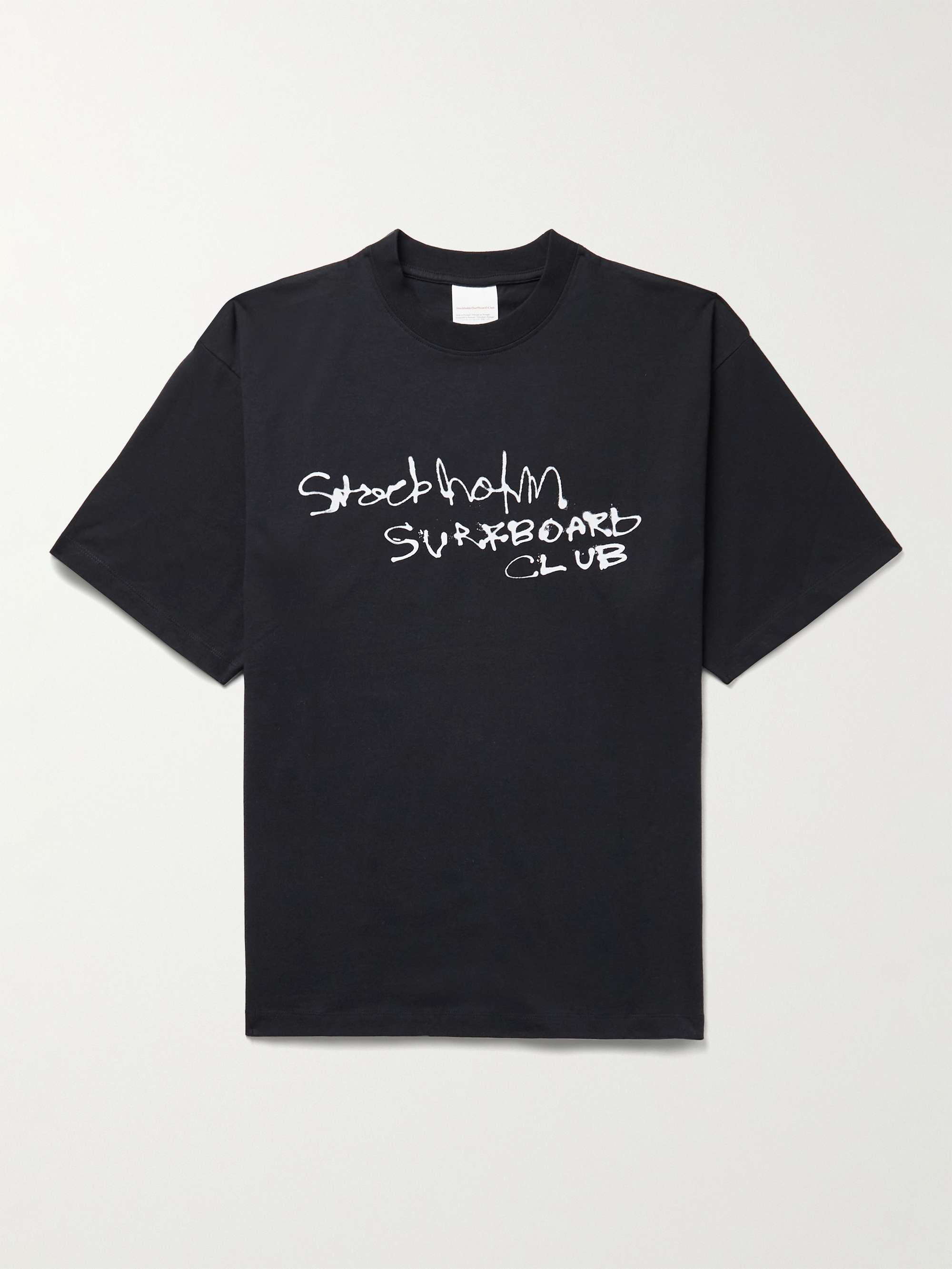 STOCKHOLM SURFBOARD CLUB Logo Mesh Teeサーフィン