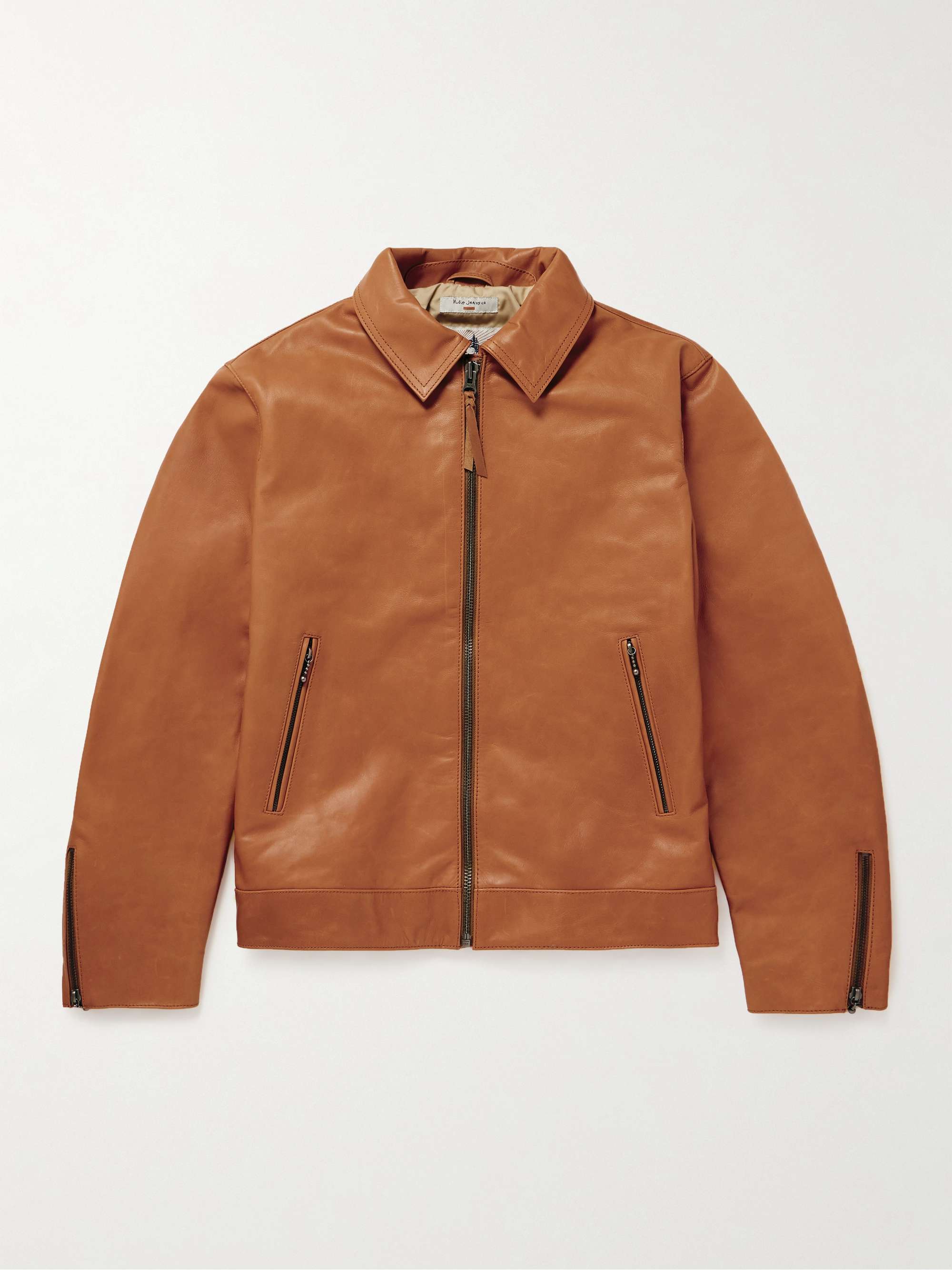 Eddy Slim-Fit Leather Jacket