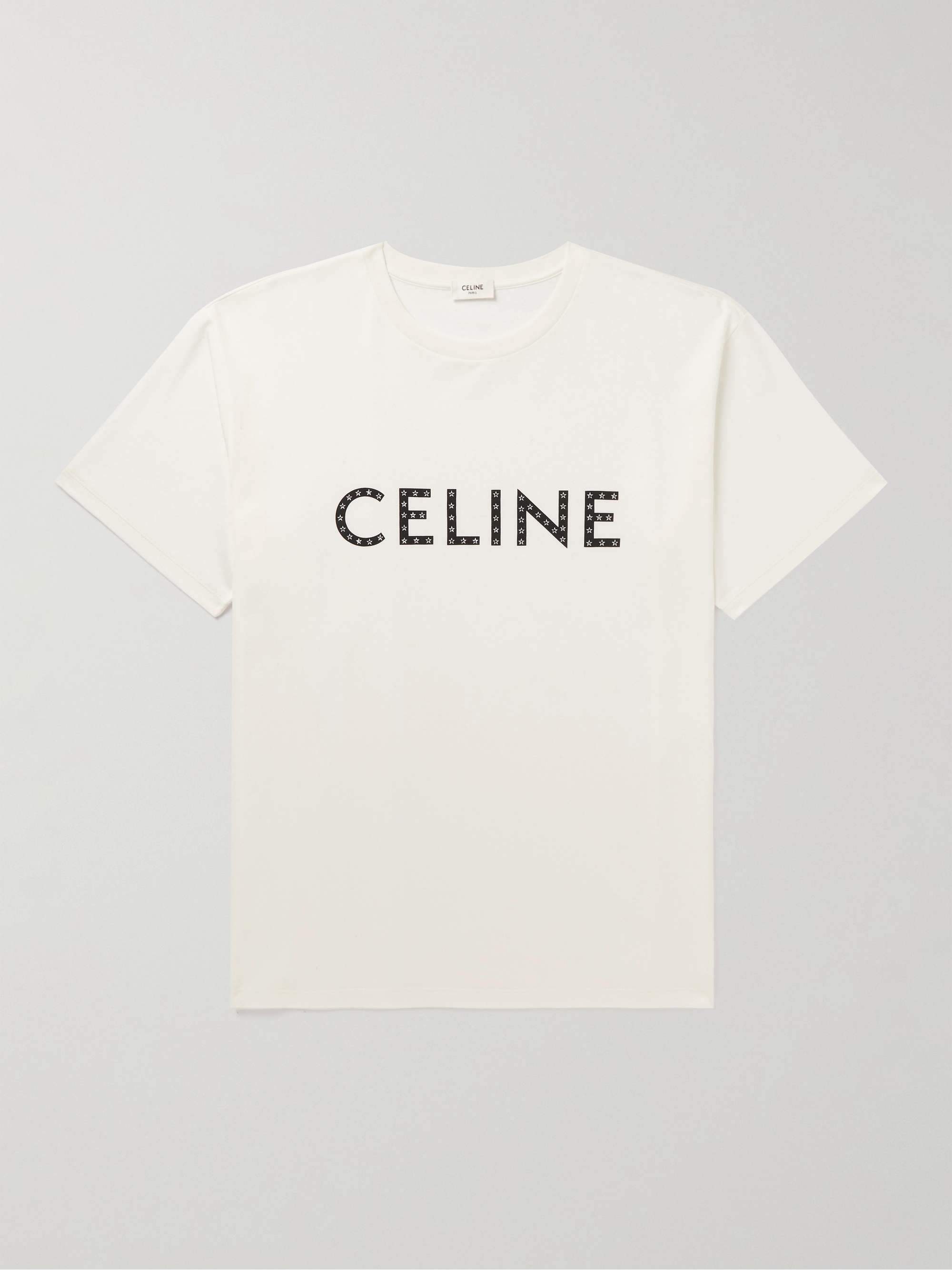 celine printed t- shirt