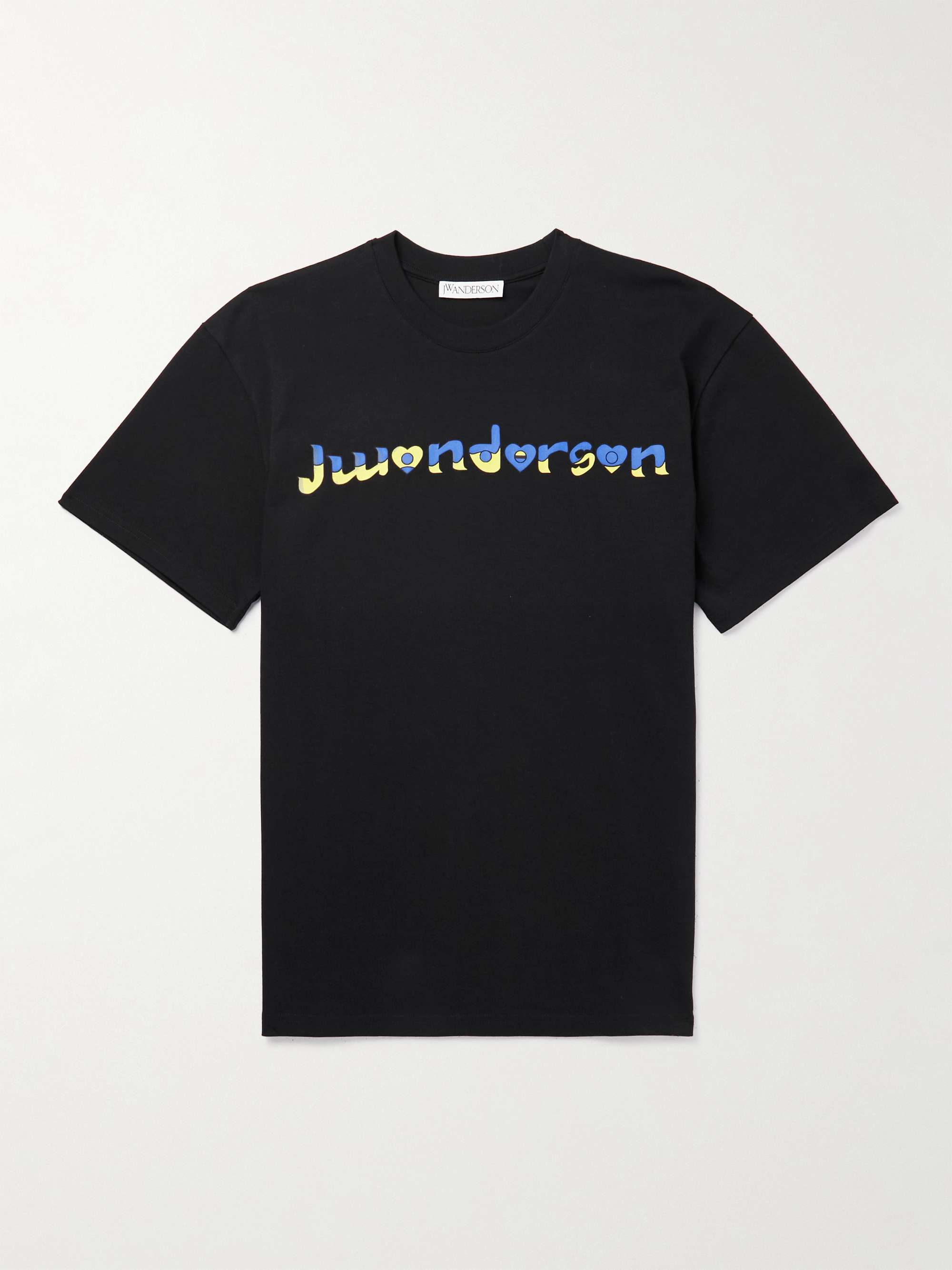 JW ANDERSON Run Hany Logo-Print Cotton-Jersey T-Shirt | MR PORTER