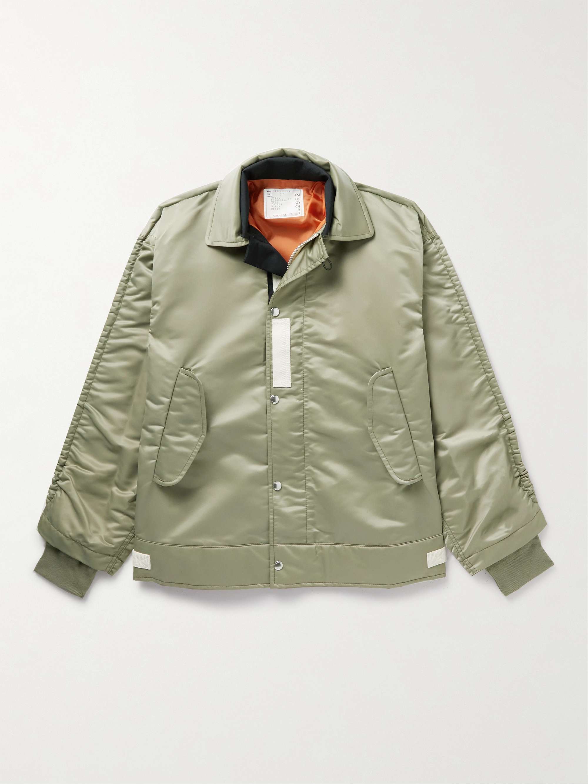 Reversible Leather And Nylon Blouson - Men - Ready-to-Wear