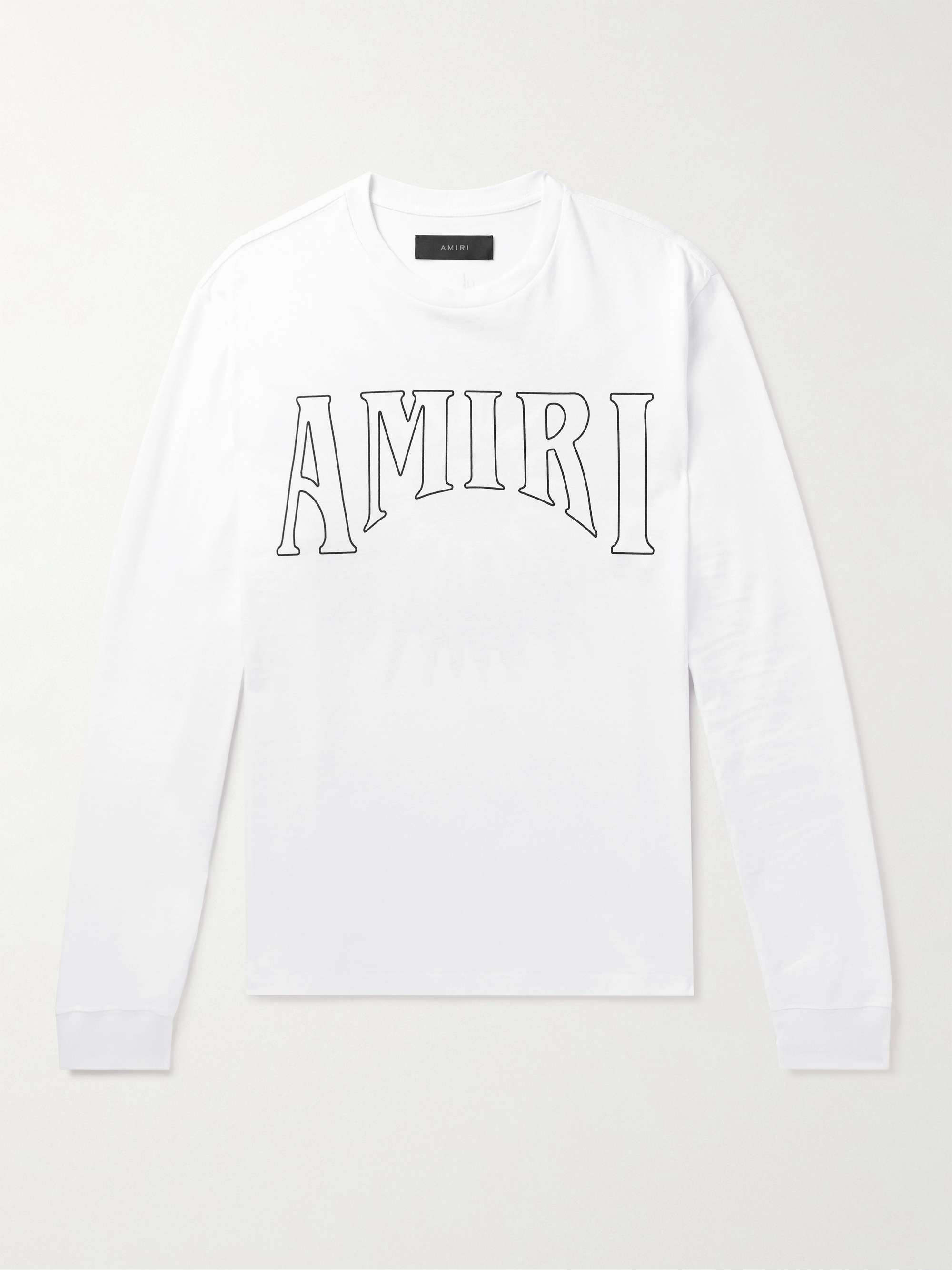 Amiri Man's Logo Lettering Print Crewneck T-Shirt