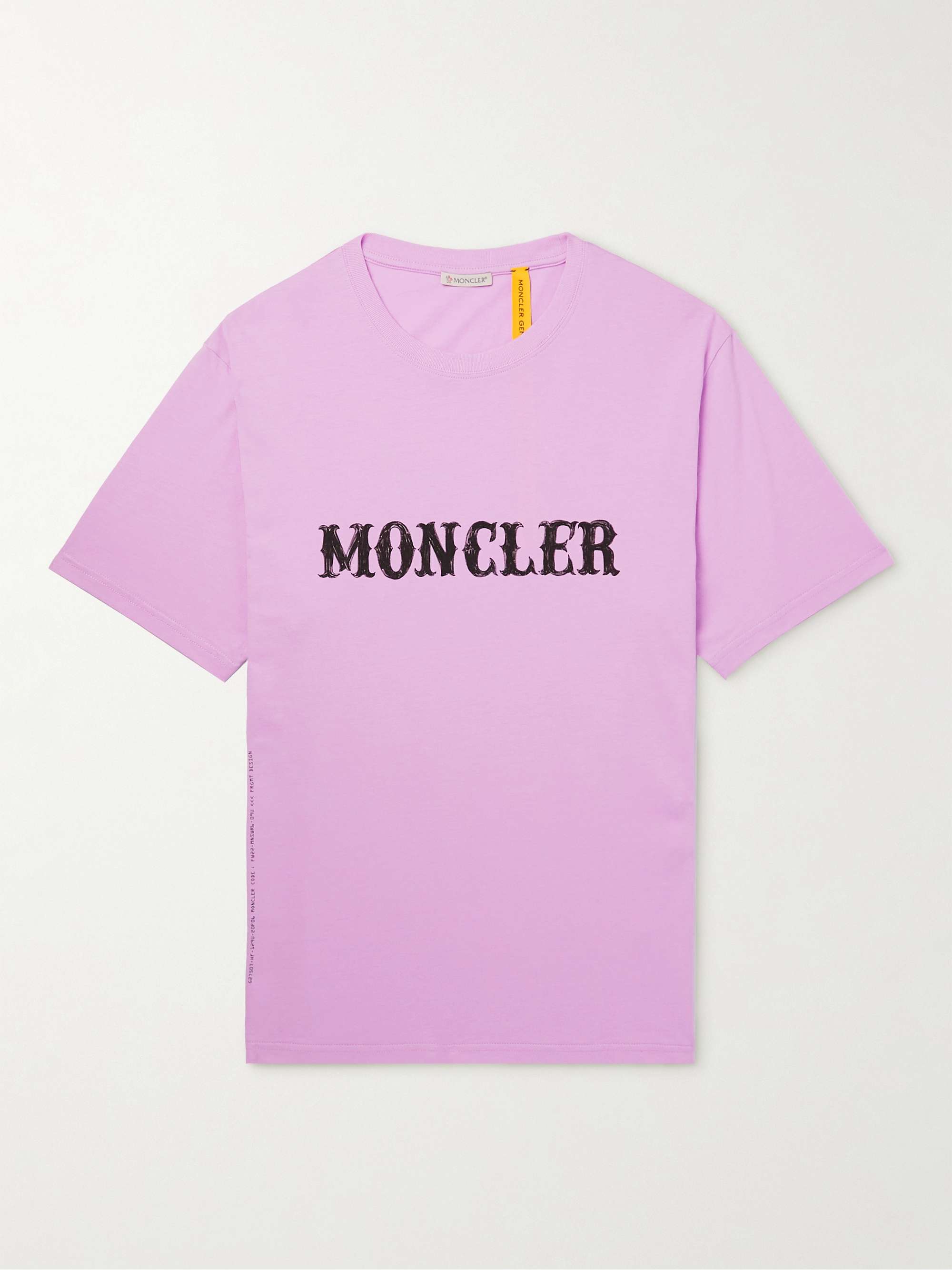 Moncler Men's Logo-Print Cotton-Jersey T-Shirt