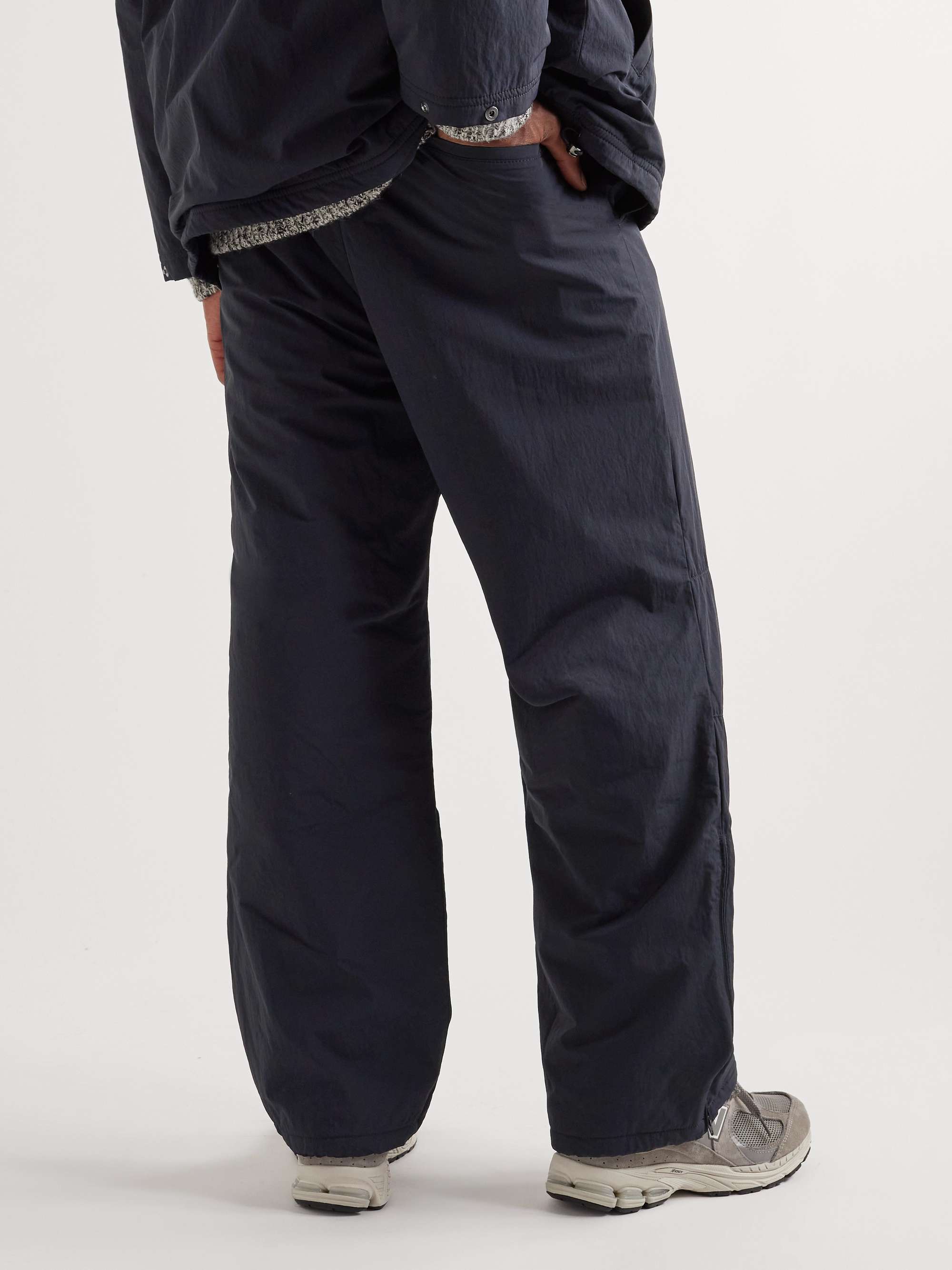AURALEE Straight-Leg Padded Shell Trousers