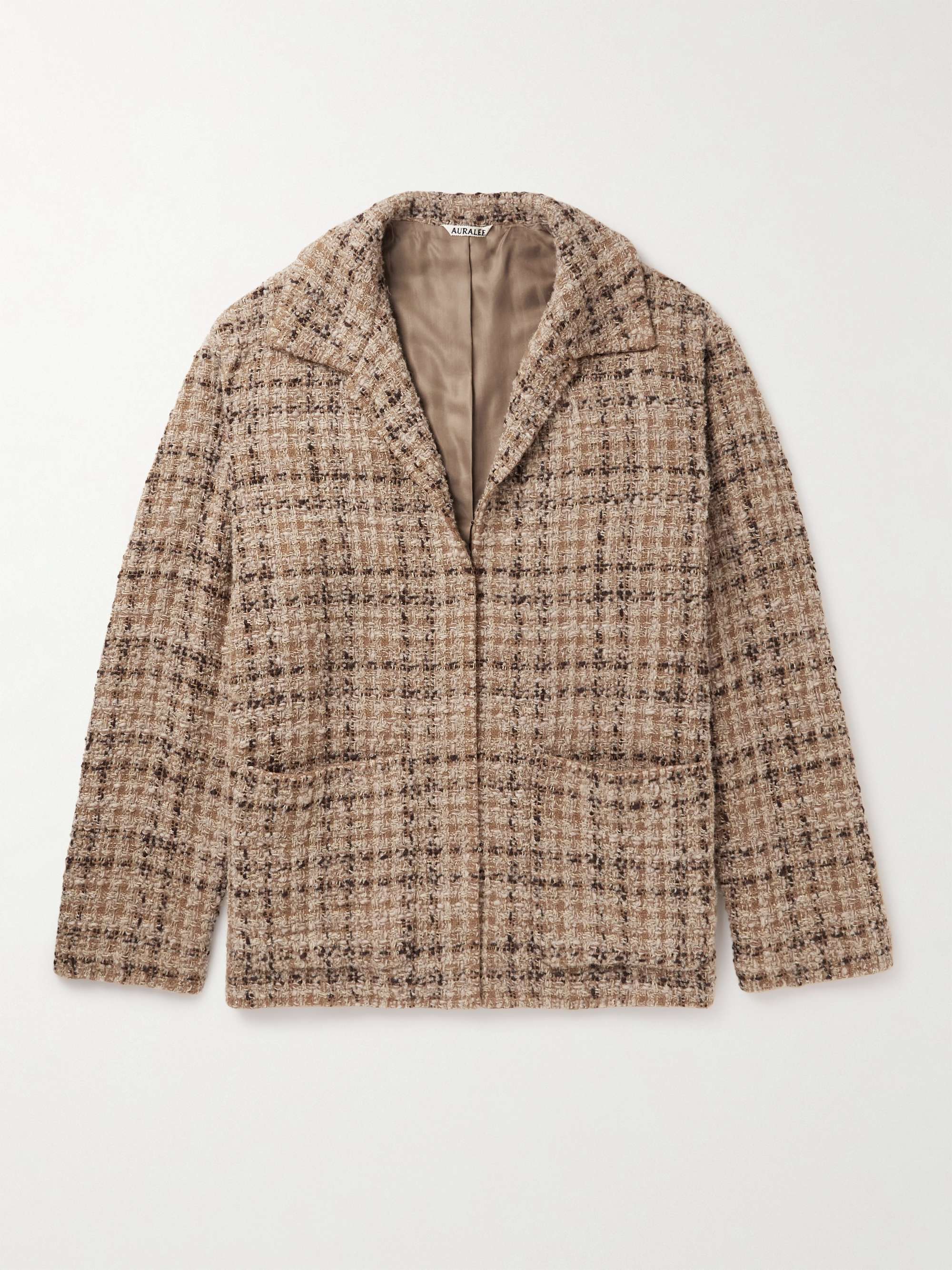 AURALEE Homespun Wool-Blend Tweed Coat | MR PORTER