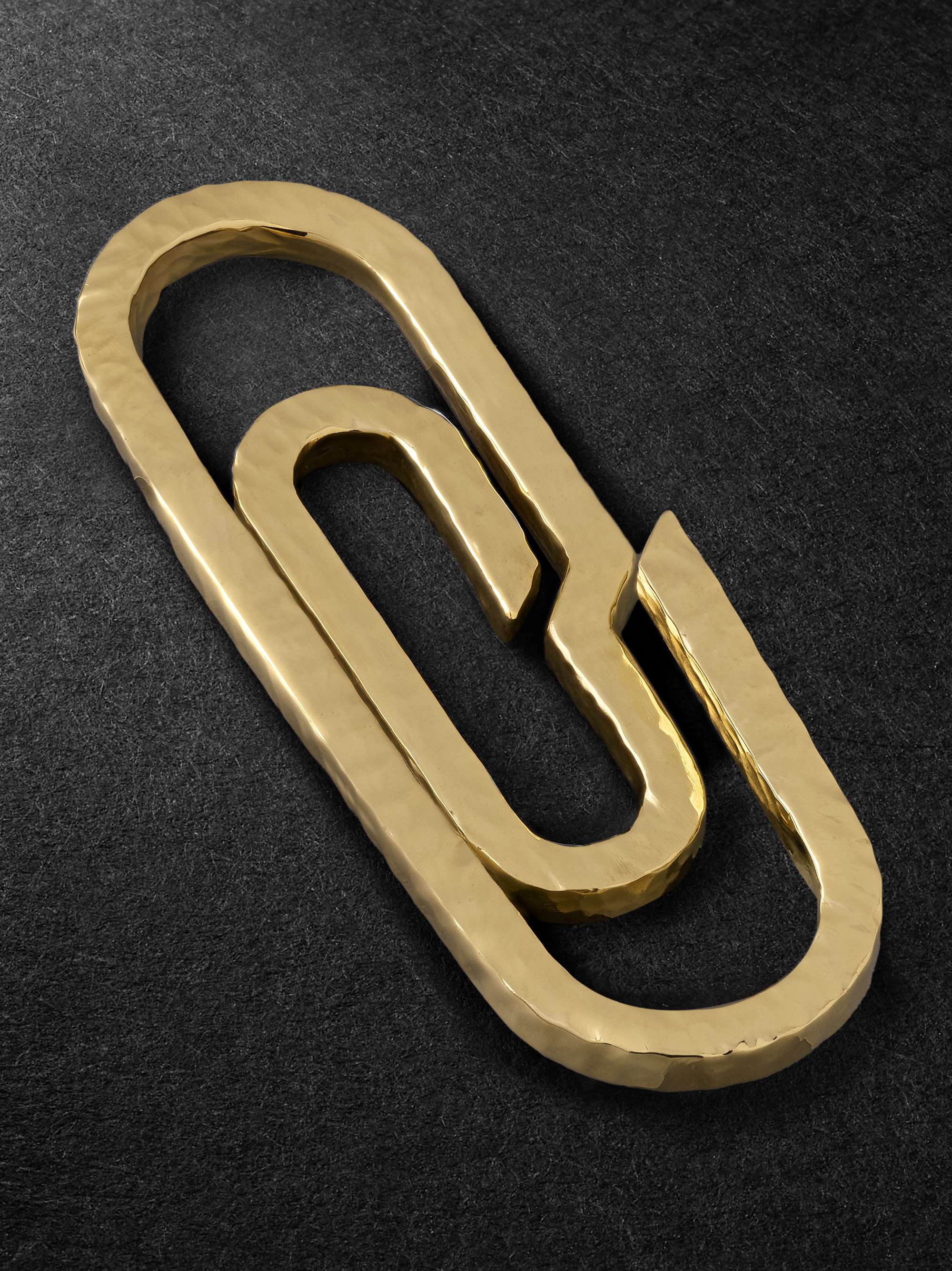 OCTAVIA ELIZABETH Michael's Hammered Gold Money Clip