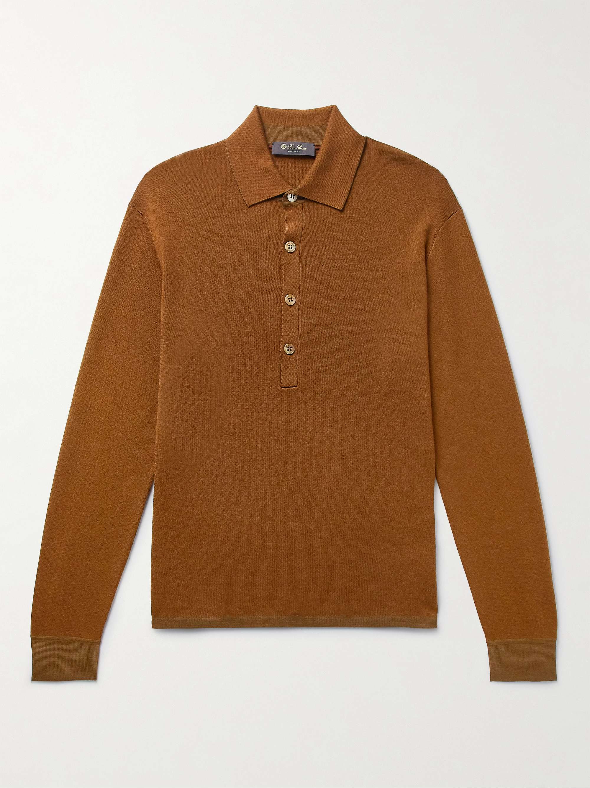 LORO PIANA カシミヤ&シルク混 ポロシャツ | ミスターポーター
