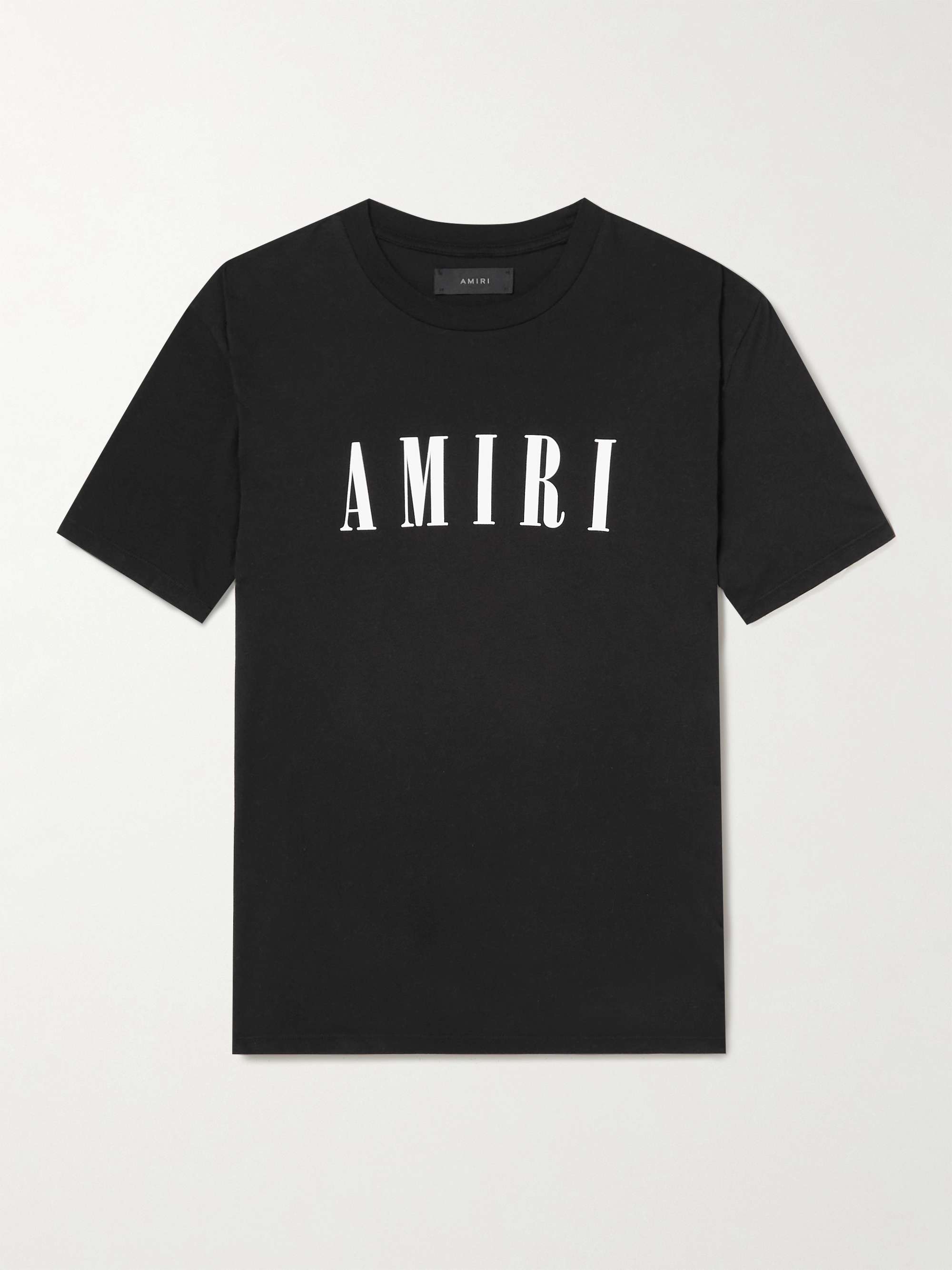AMIRI コットンジャージー Tシャツ ロゴアップリケ付き | ミスターポーター