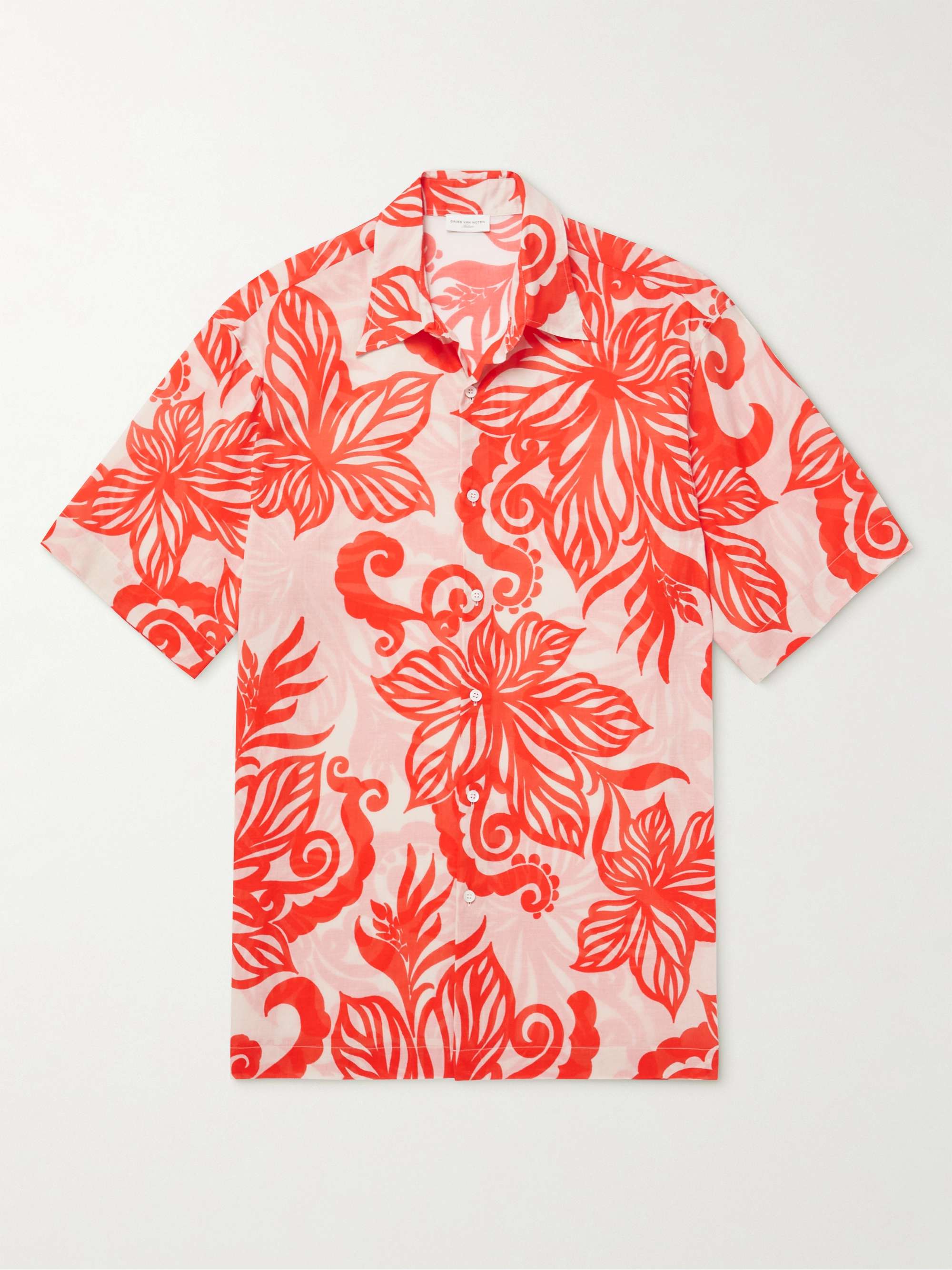Printed Cotton-Voile Shirt