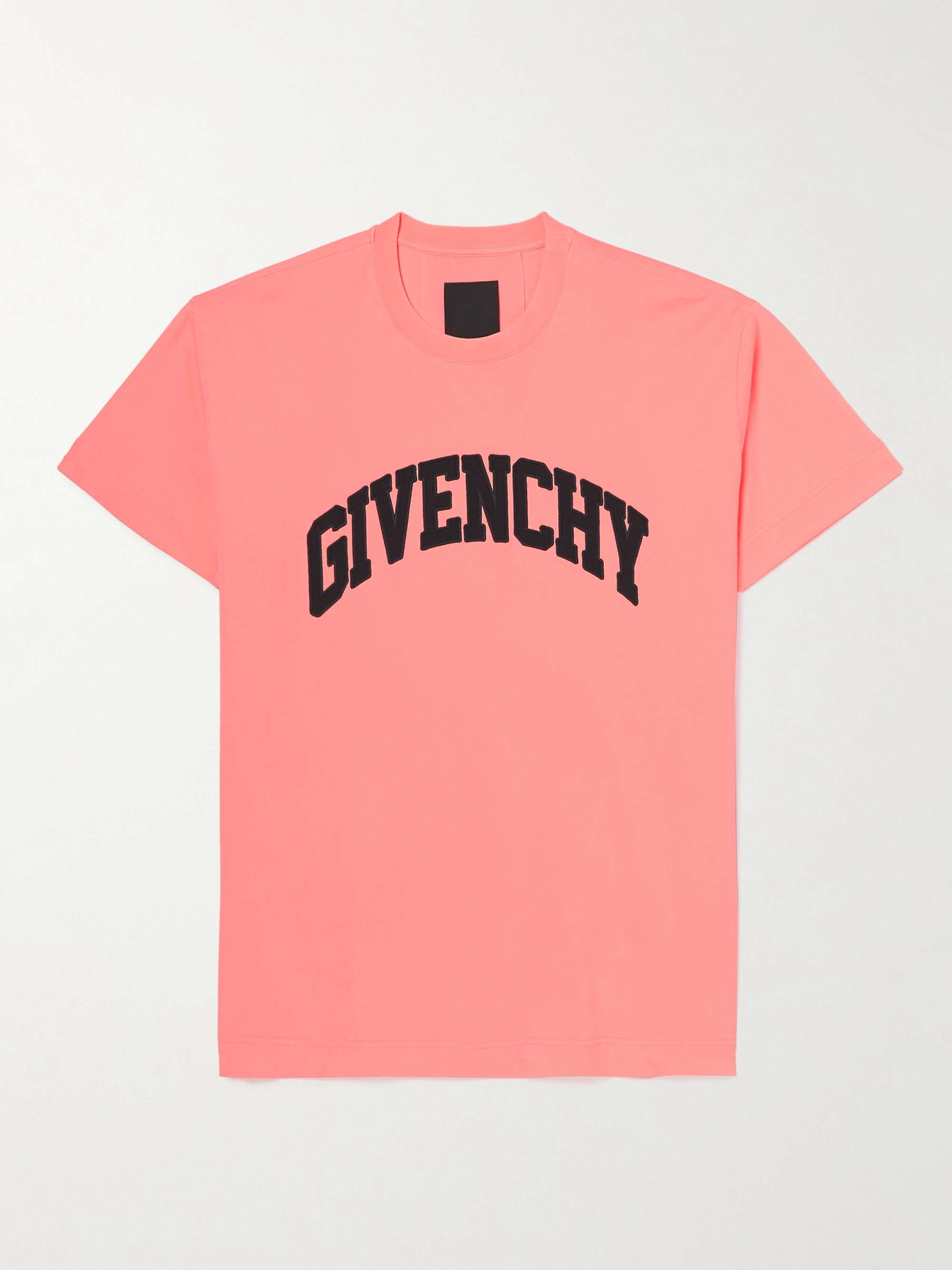 GIVENCHY Logo-Appliquéd Cotton-Jersey T-Shirt | MR PORTER
