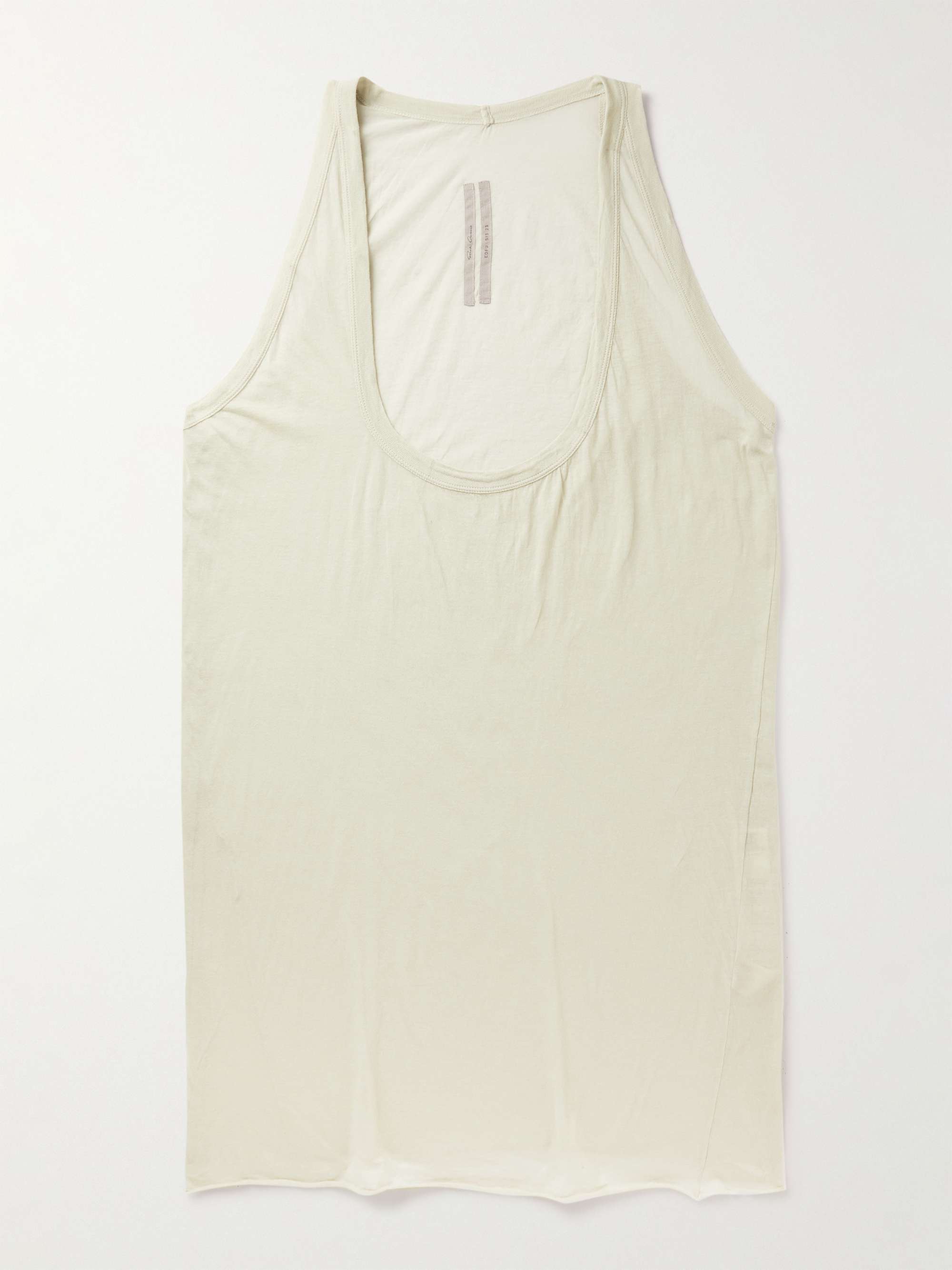 RICK OWENS Cotton-Jersey Tank Top for Men | MR PORTER