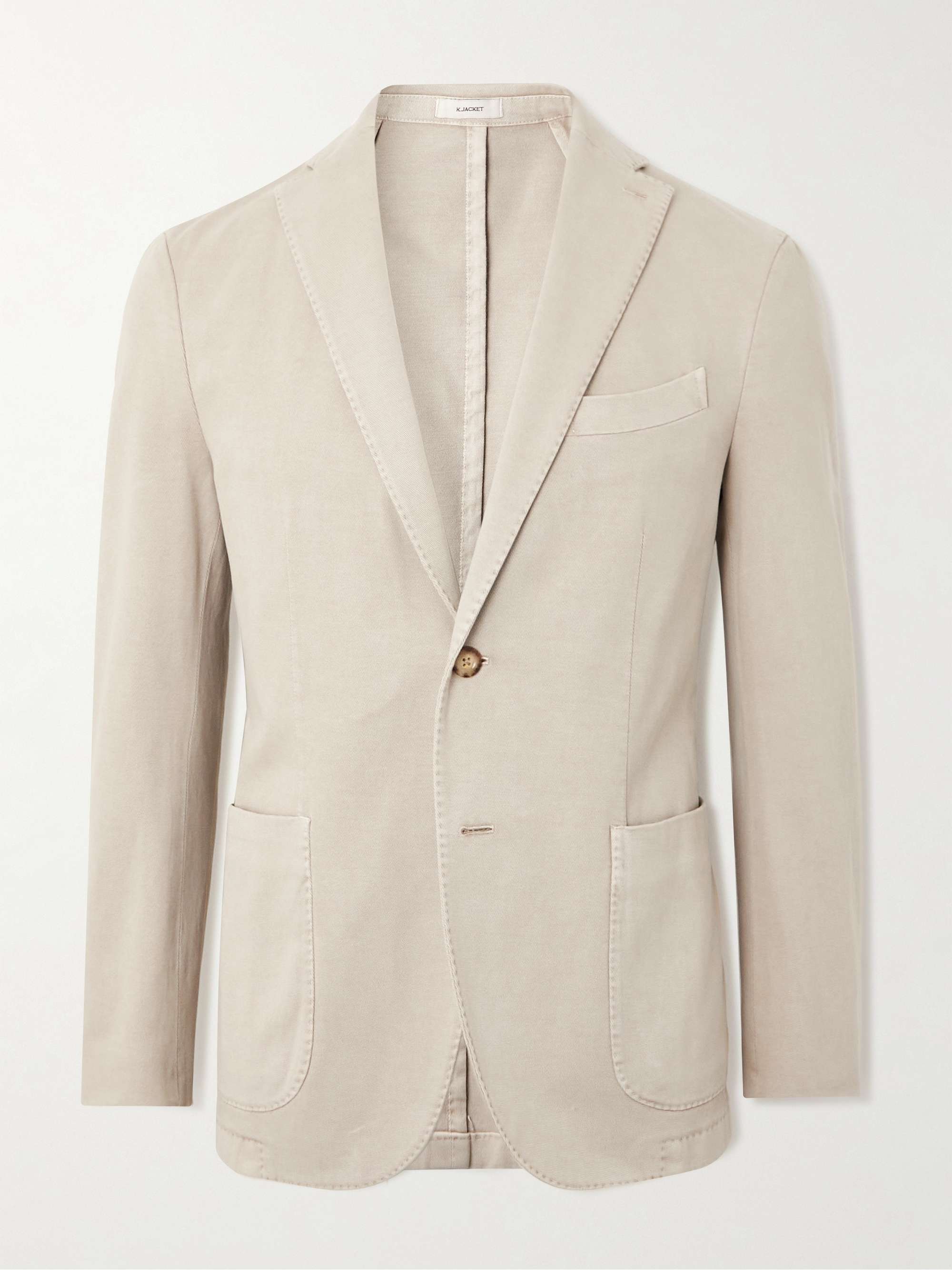 Stone cotton blazer Clearance