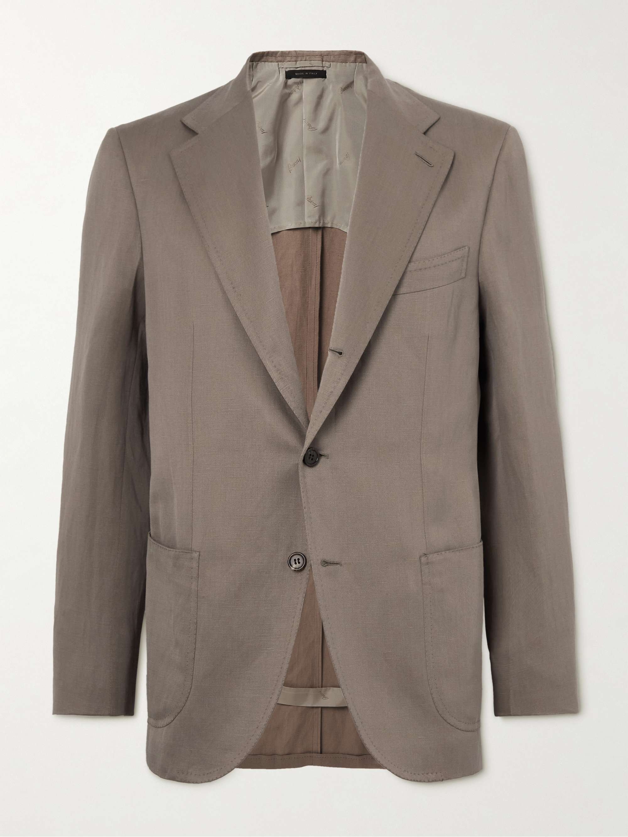 afdeling Vlucht Aan het leren BRIONI Silk and Linen-Blend Suit Jacket | MR PORTER