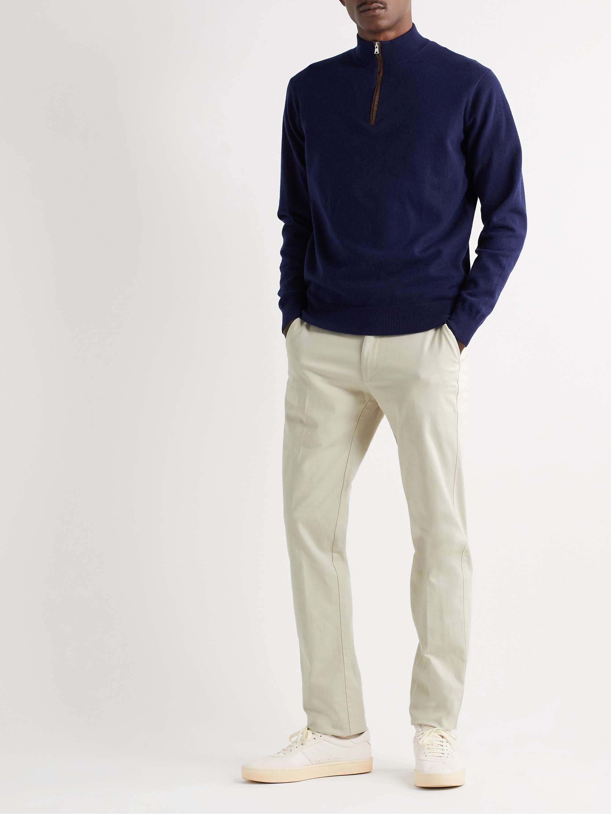 PETER MILLAR Pilot Straight-Leg Stretch-Pima Cotton-Twill Trousers