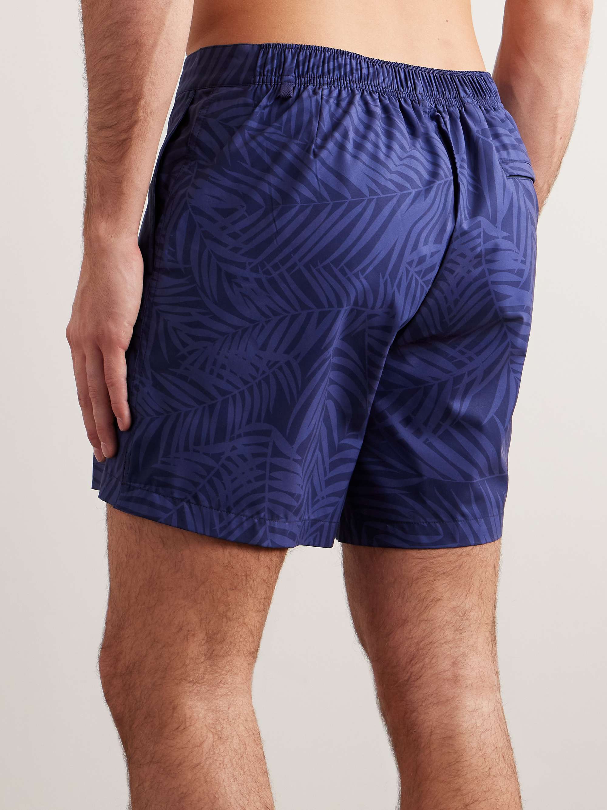 PETER MILLAR Porto Palms Slim-Fit Short-Length Printed Swim Shorts